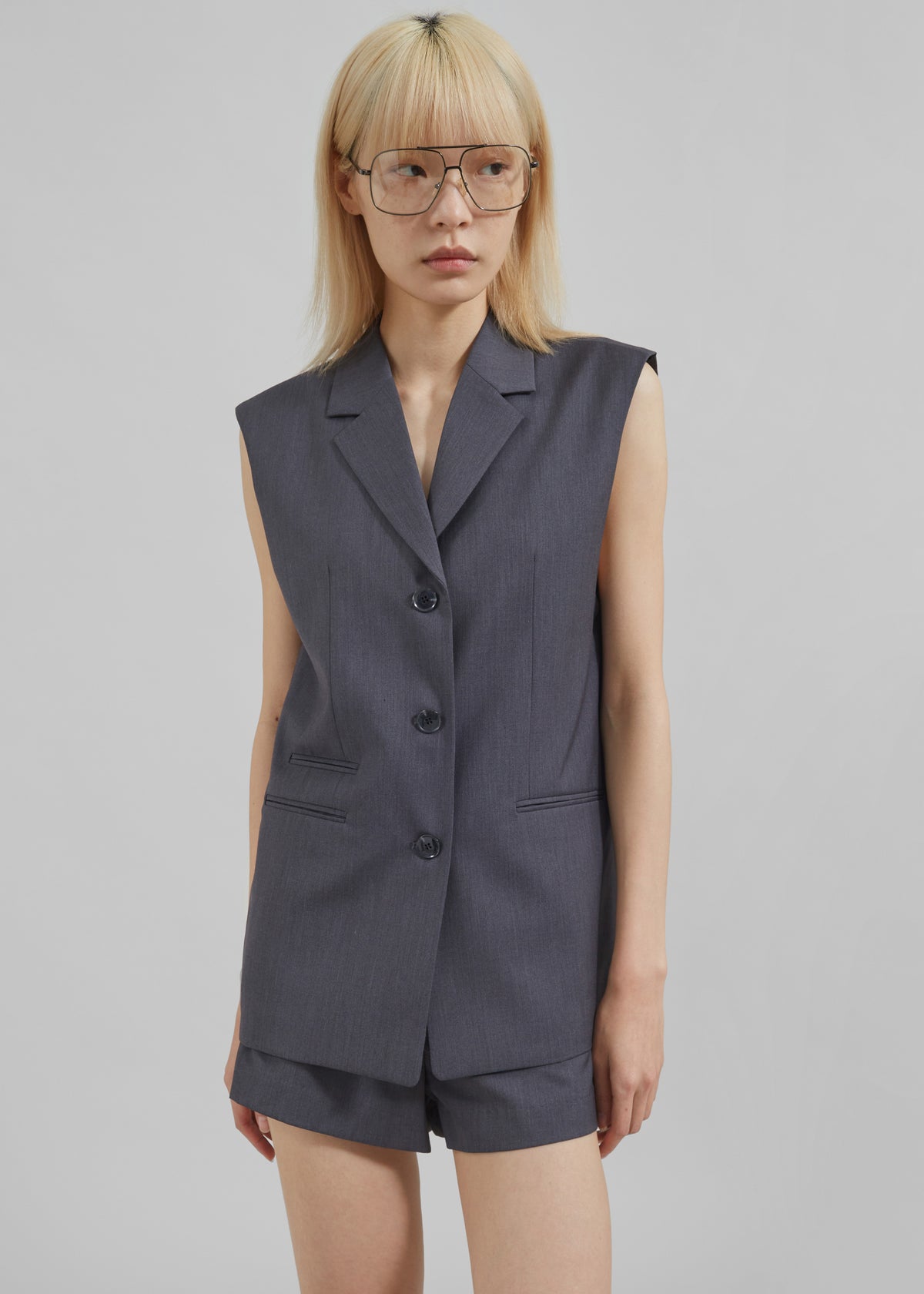 Xandra Vest - Grey - 10