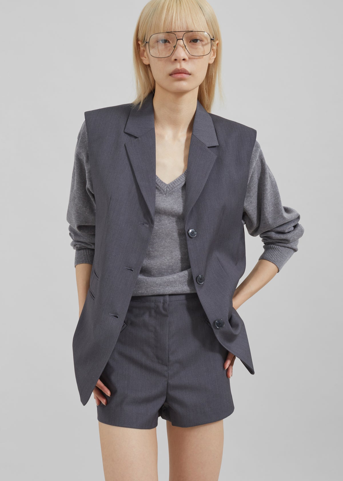 Xandra Vest - Grey - 4