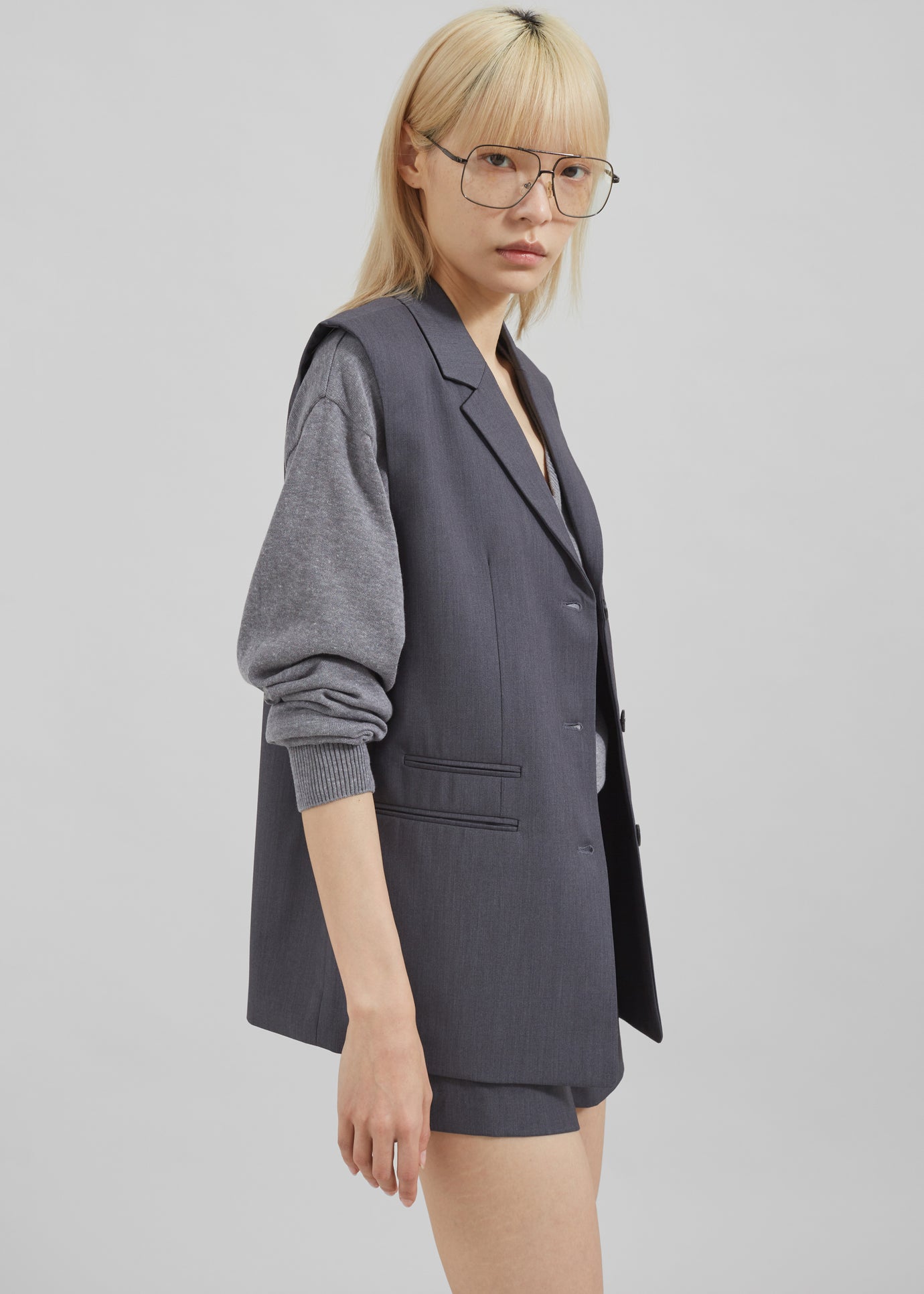 Xandra Vest - Grey