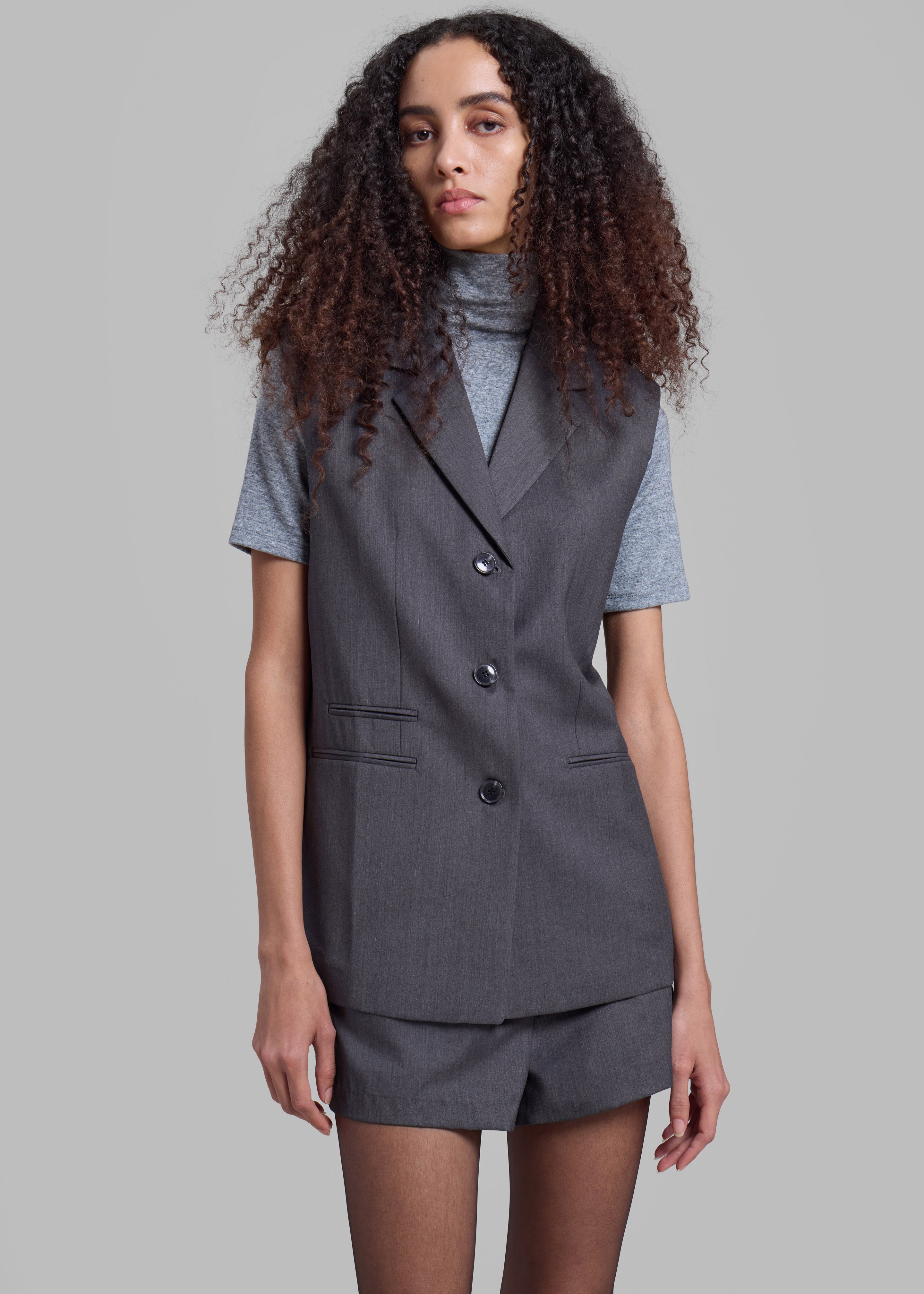 Xandra Vest - Grey - 5