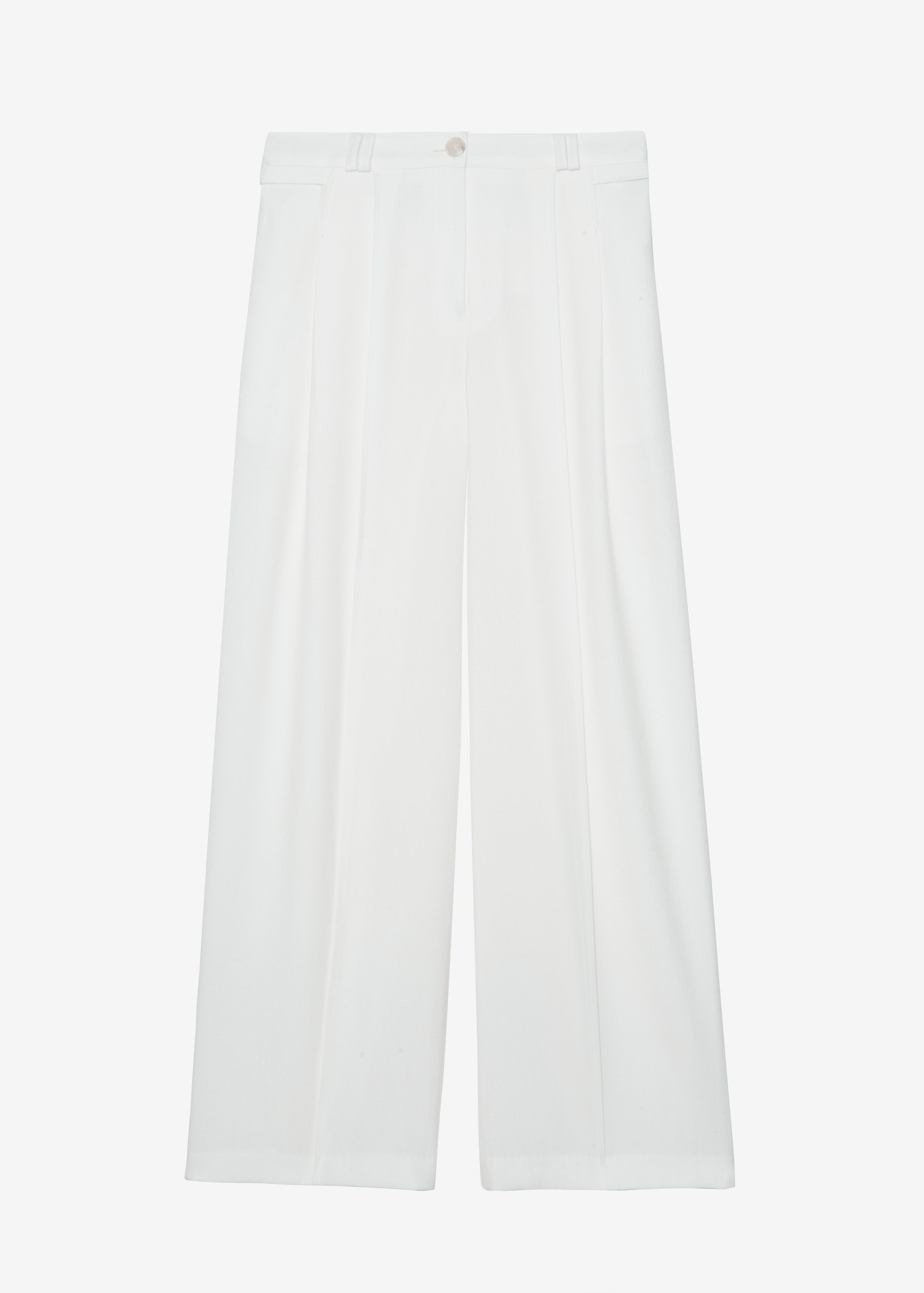 Xia Side Belt Trousers - White - 13