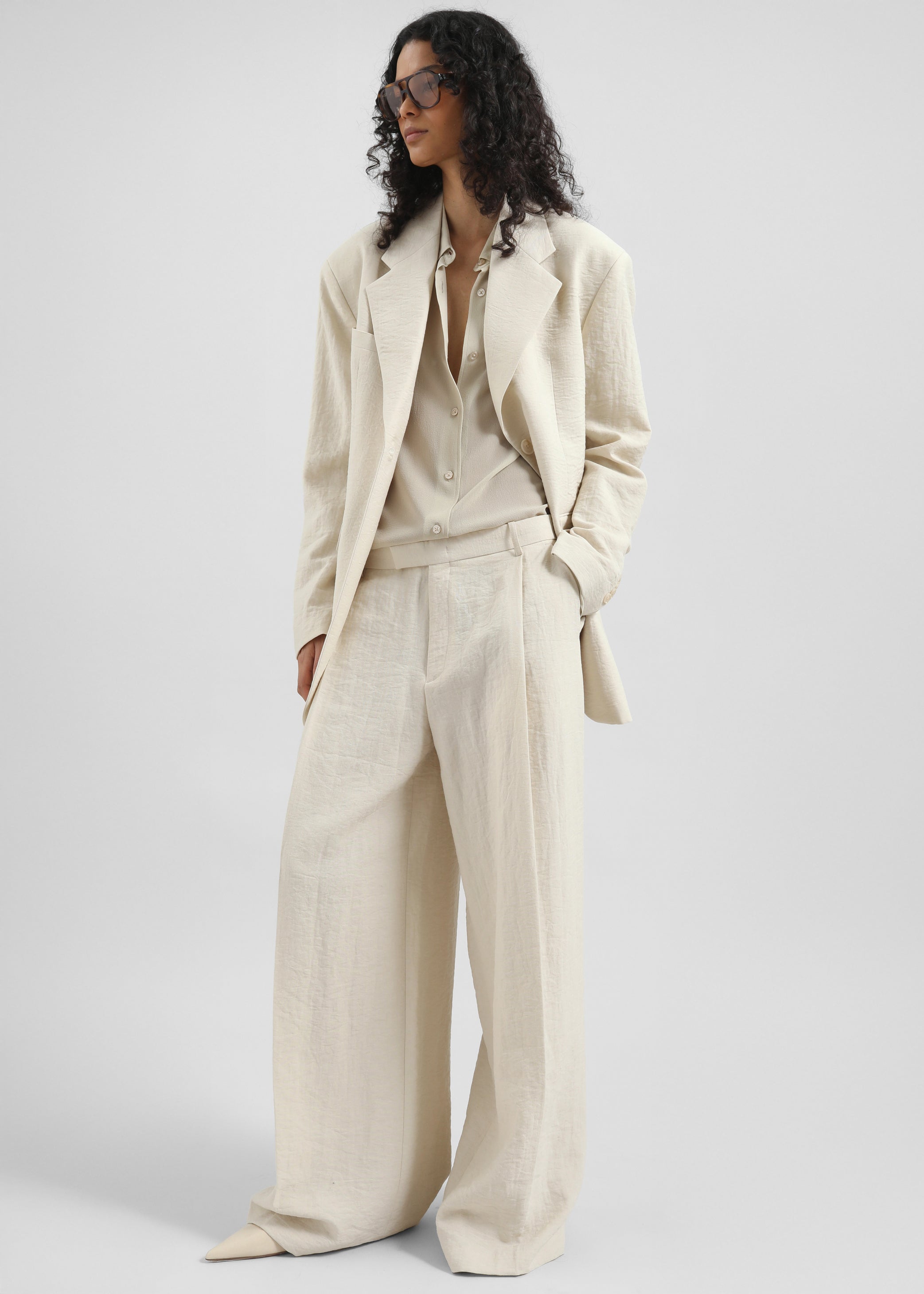 Shop the look image for Yasmine Trousers - Light Beige