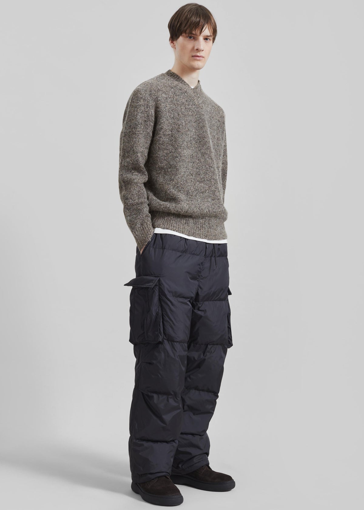 Zane Puffer Pants - Black - 1