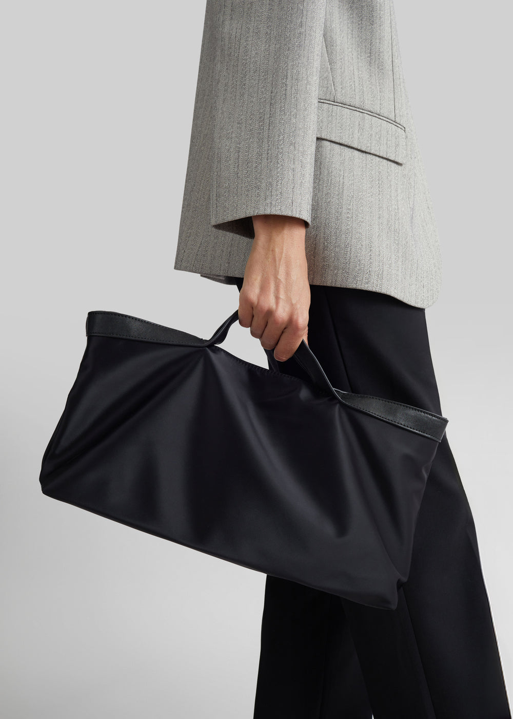 Zeni Two-Way Handbag - Black - 1