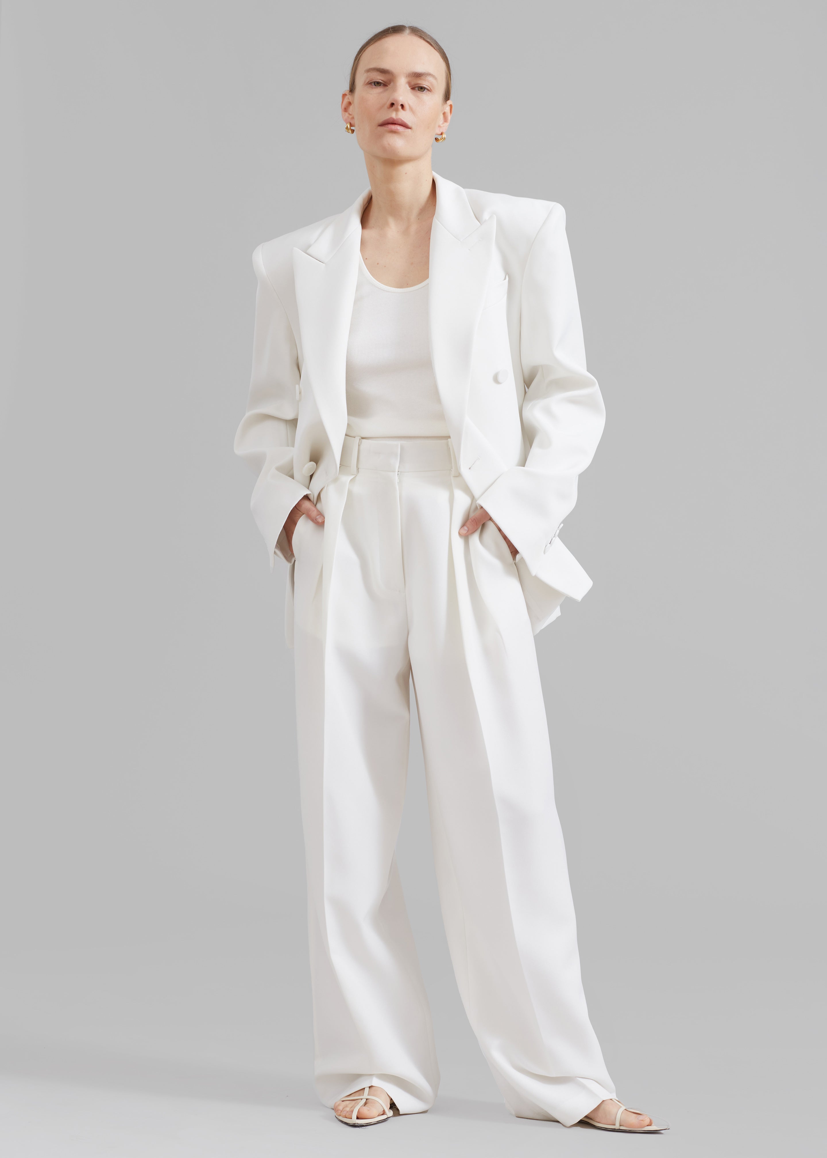plage Mason tight SK 38 新品タグ付き　白 Zia Pintuck Trousers - White – The Frankie Shop