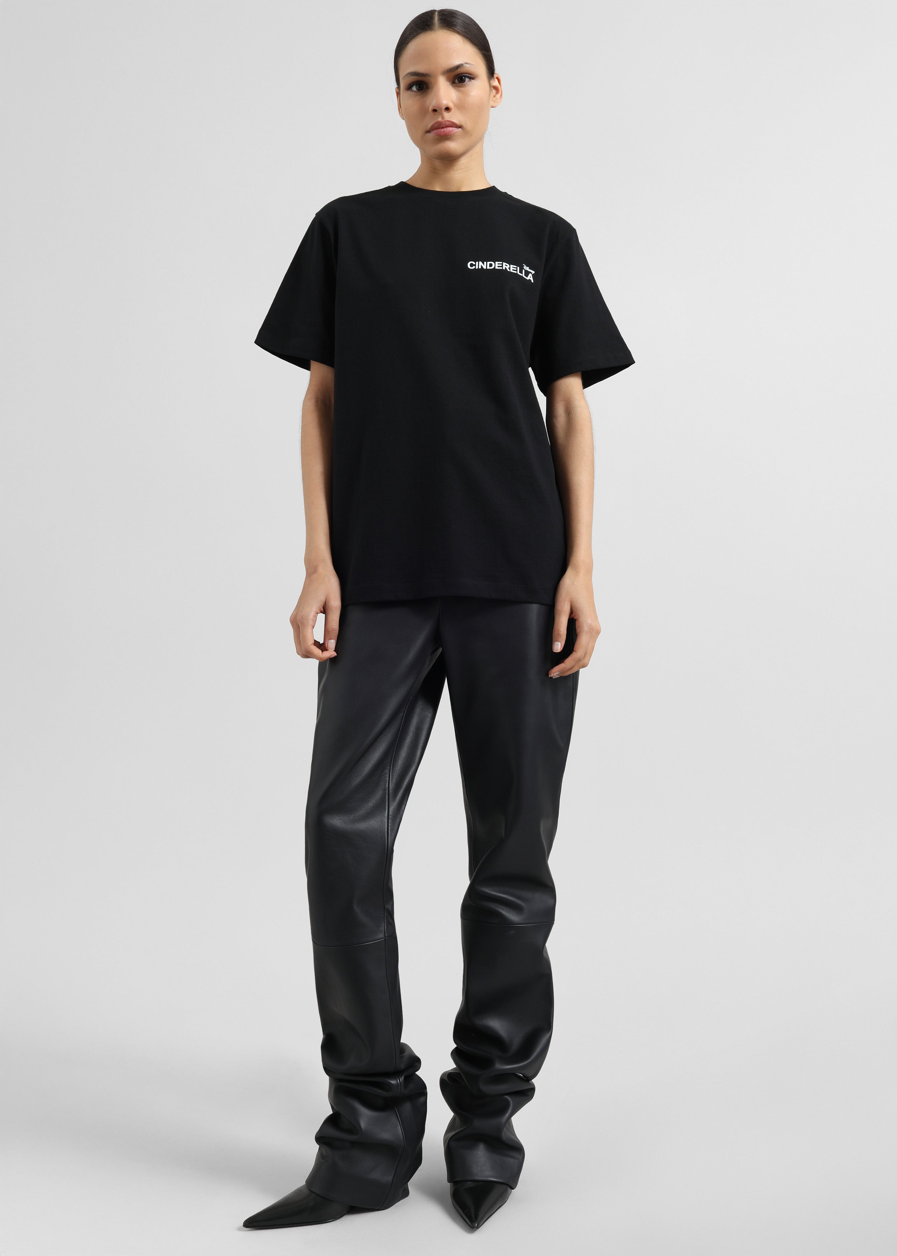 Ziggy Long Leather Pants - Black - 2