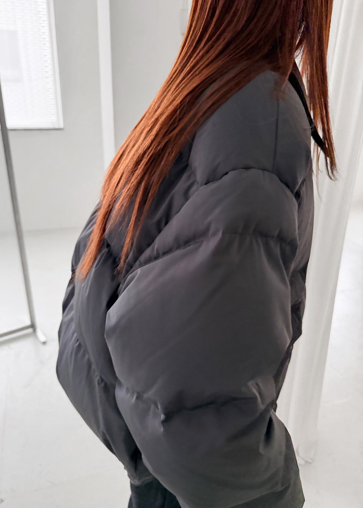 Zinal Puffer Jacket - Dark Brown - 9