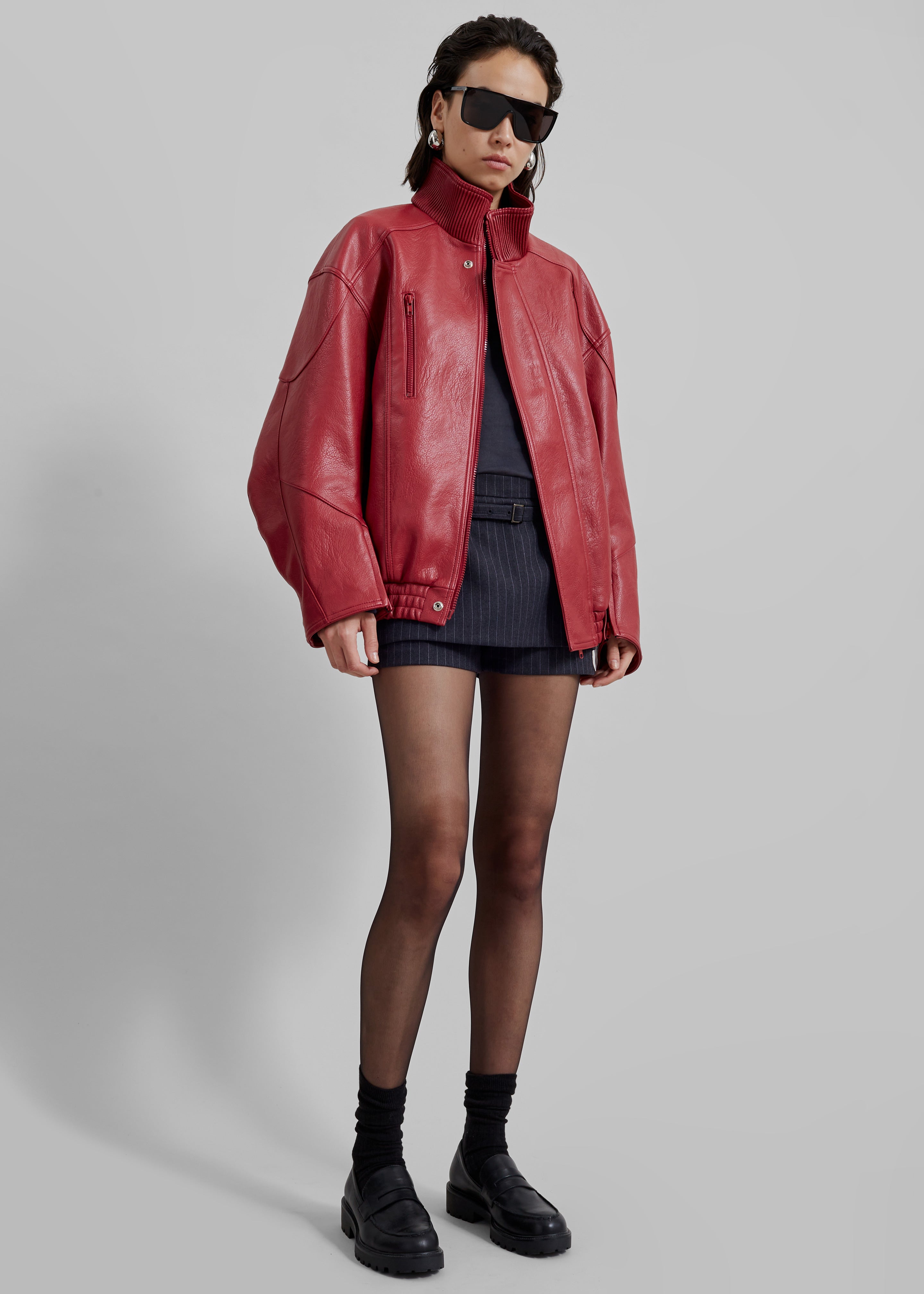 Zion Bomber Jacket - Red - 4