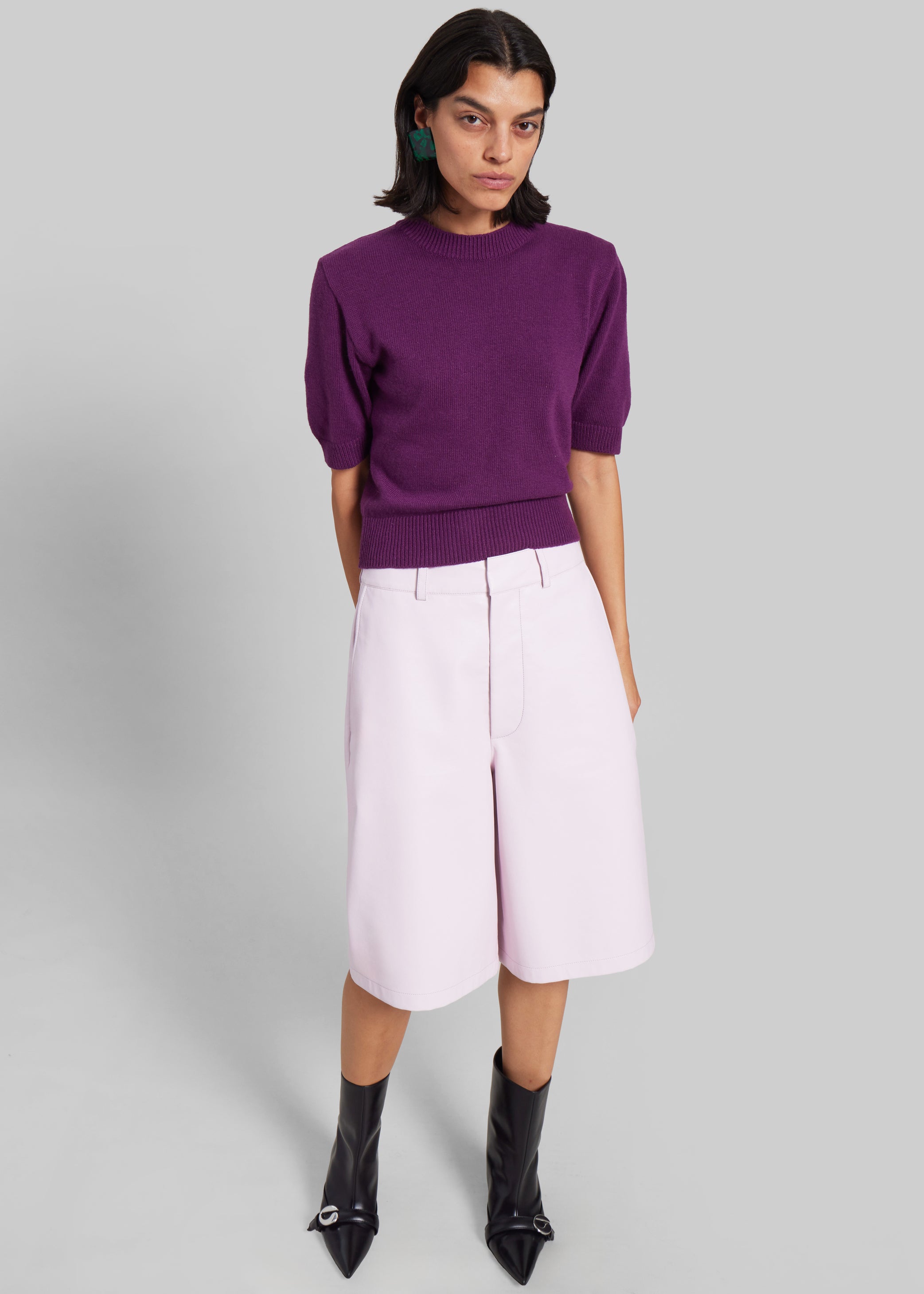 Shop the look image for Zoersel Knit Top - Purple