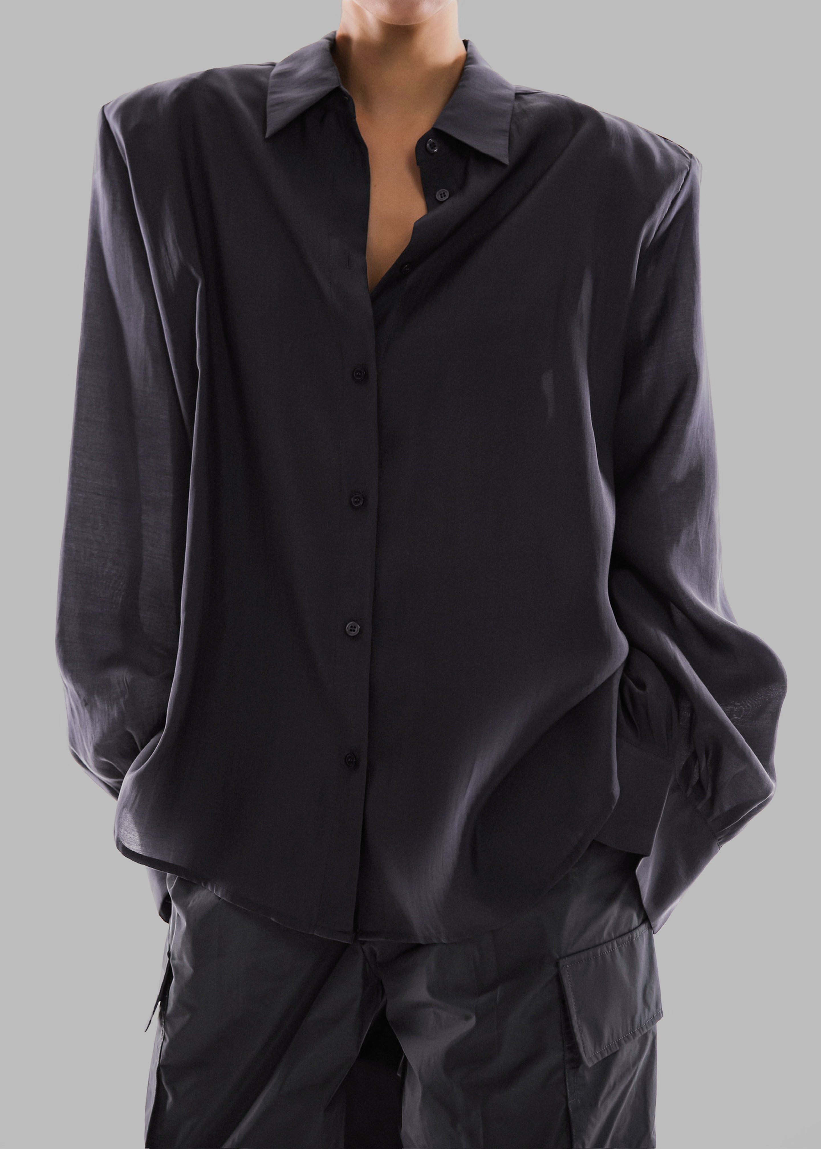 Zoula Padded Shirt - Charcoal - 7