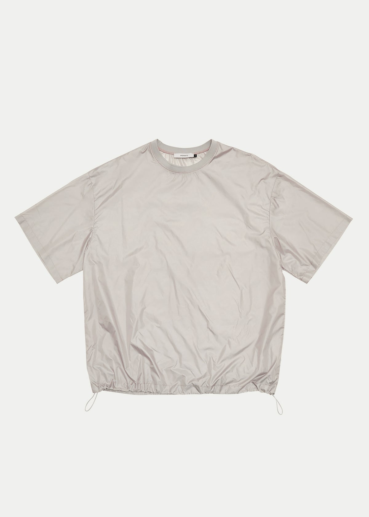 Amomento Glossy Drawstring Top - Grey Beige – The Frankie Shop