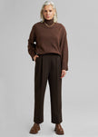 Bea Suit Pants - Dark Espresso