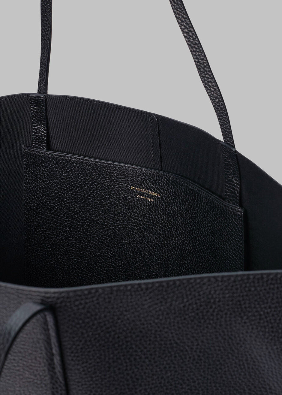 By Malene Birger Abilla Leather Tote - Black - 4