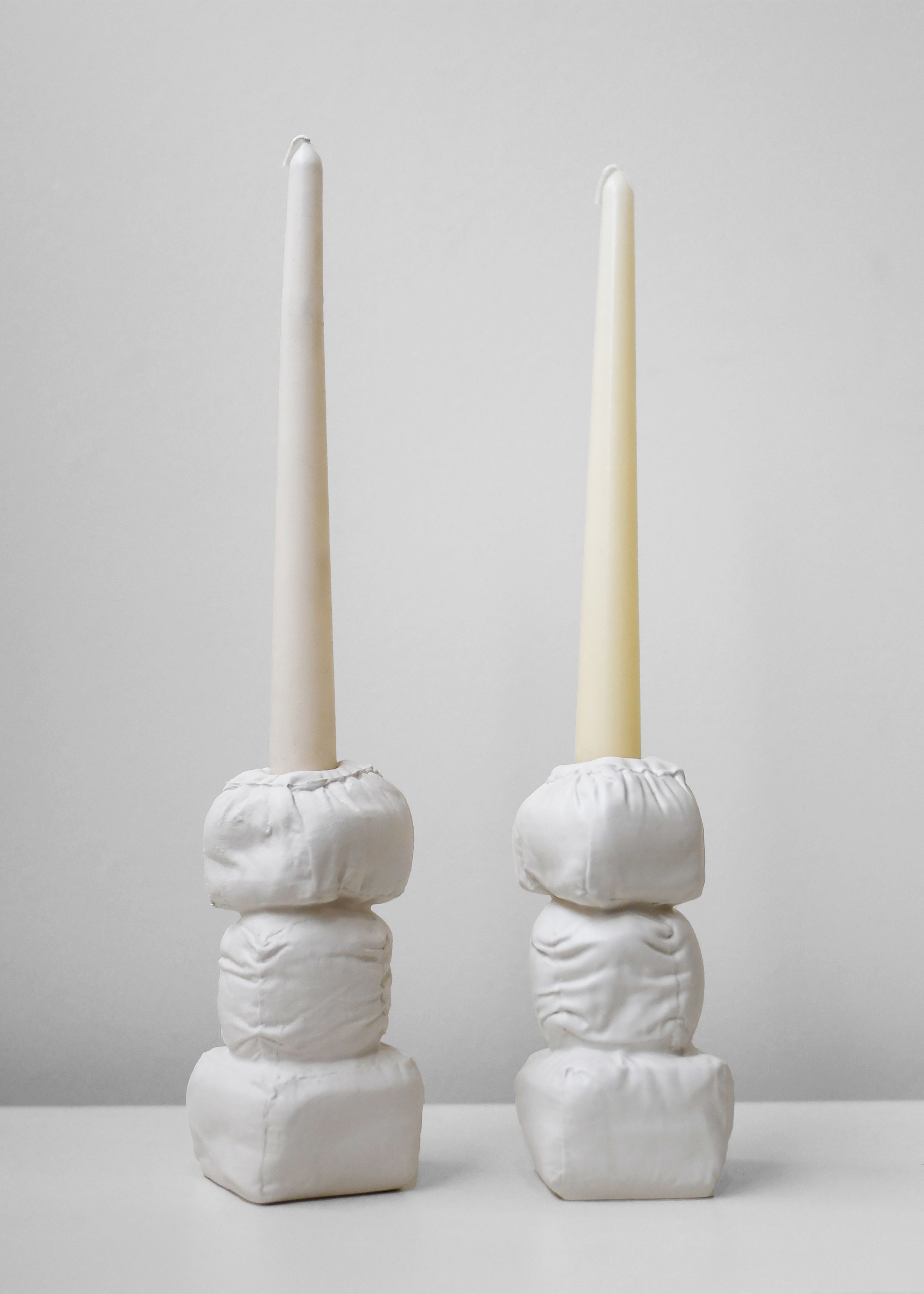 Completedworks Candle Holder Set Of 2 - Matte White - 3