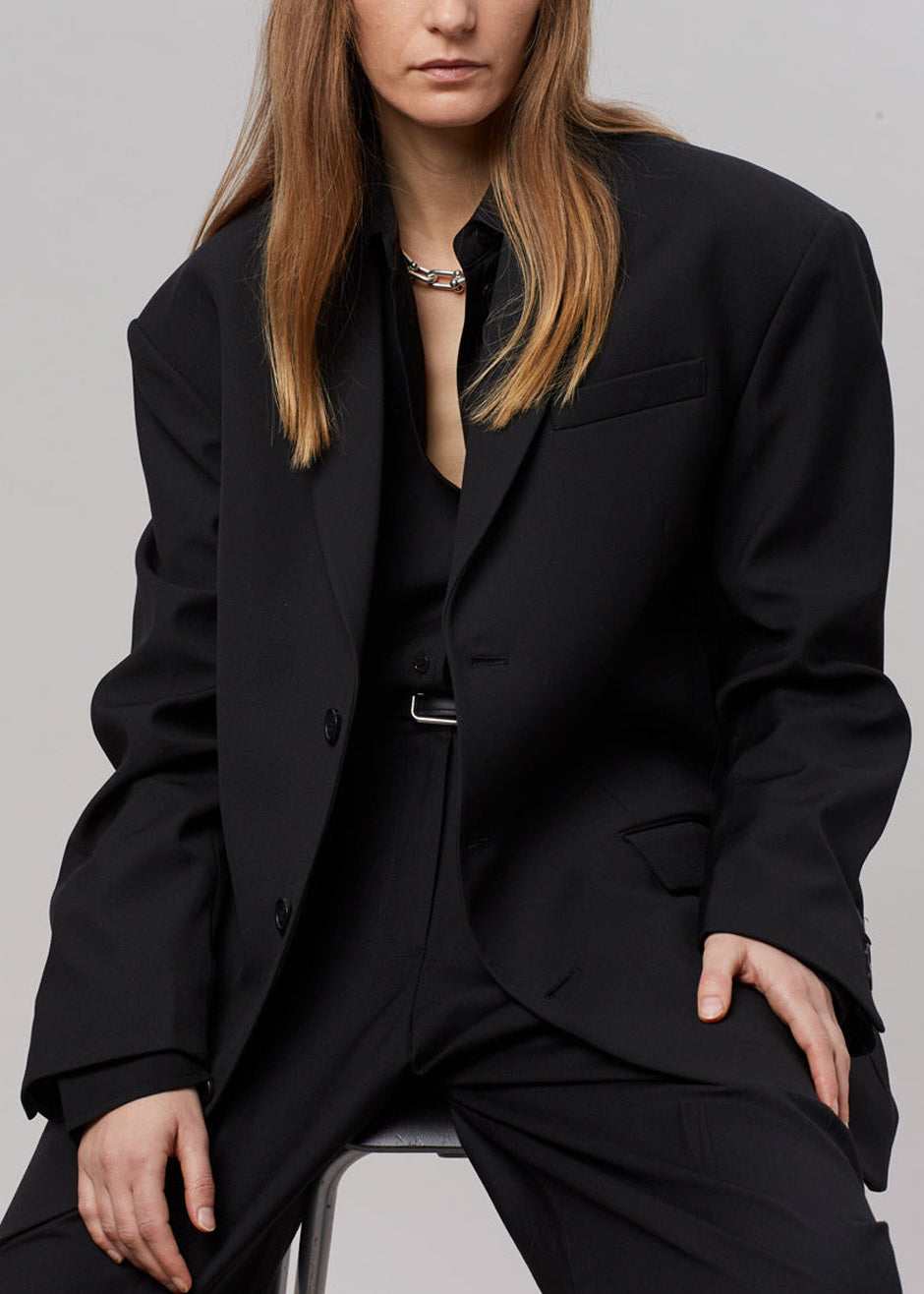 Josephine Chaus Black Blazer Jacket Size 12 