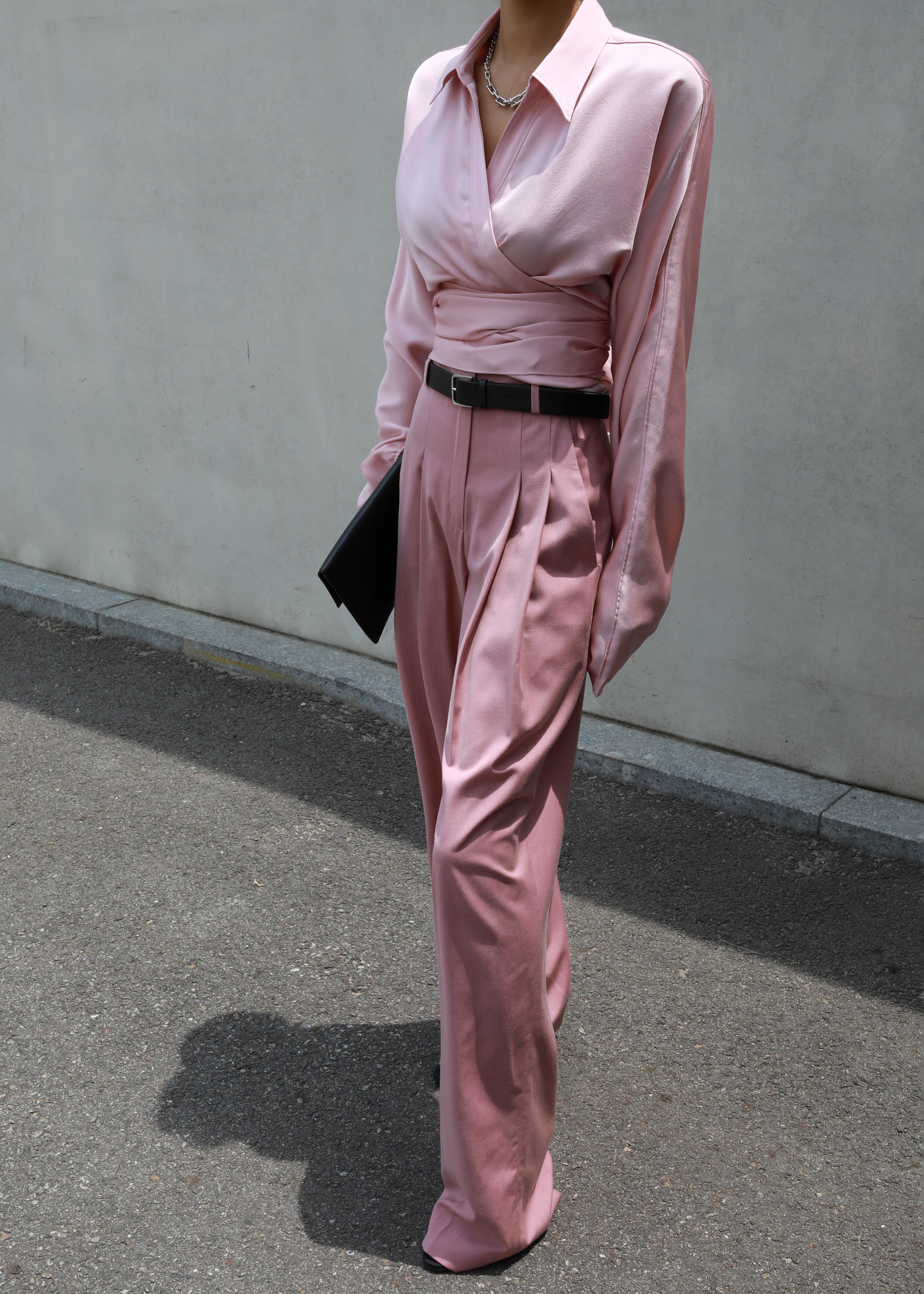 Gelso Pleated Trousers - Rose - 11