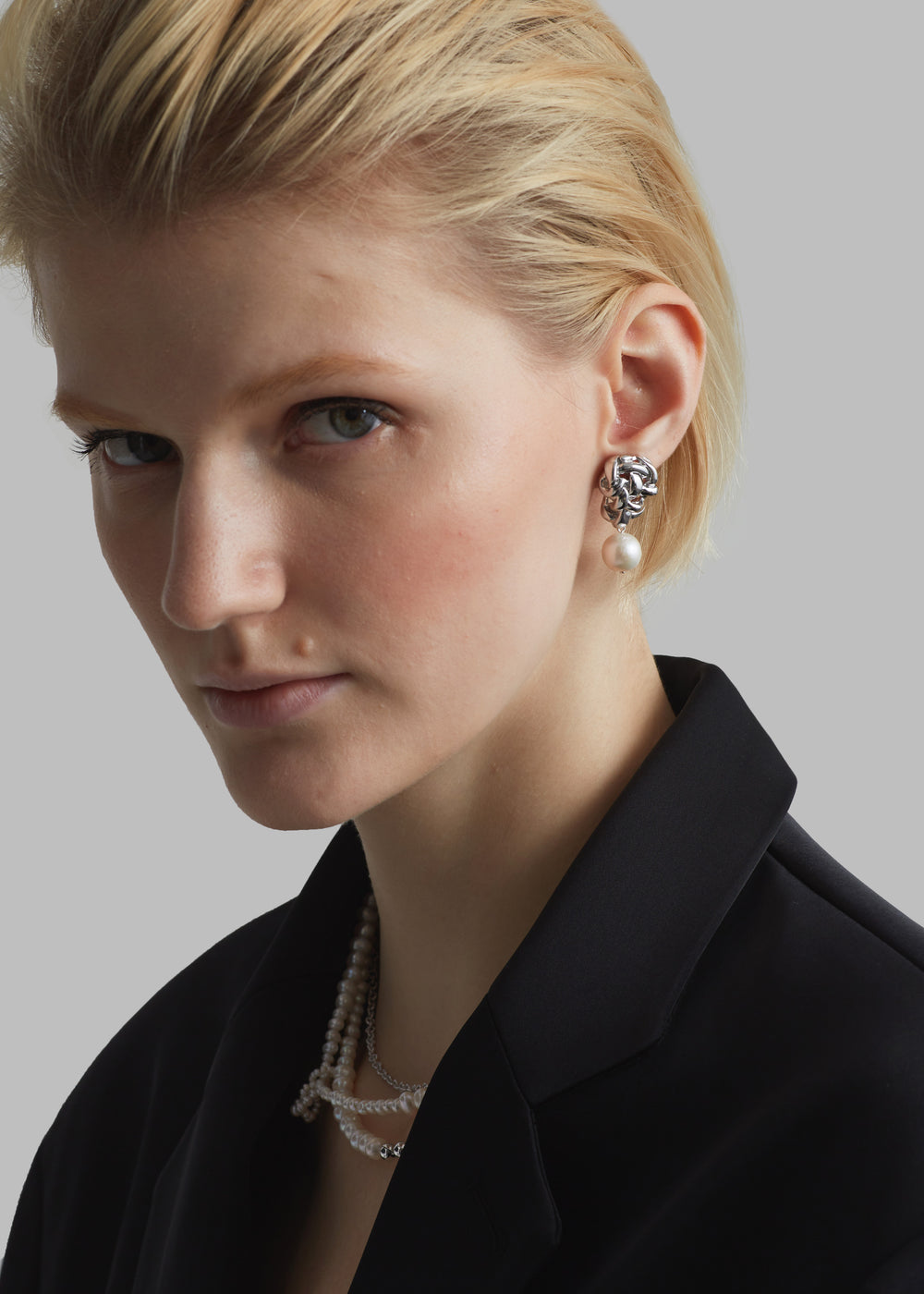 Completedworks The Paths of Memory Earrings - Pearl/Silver - 1