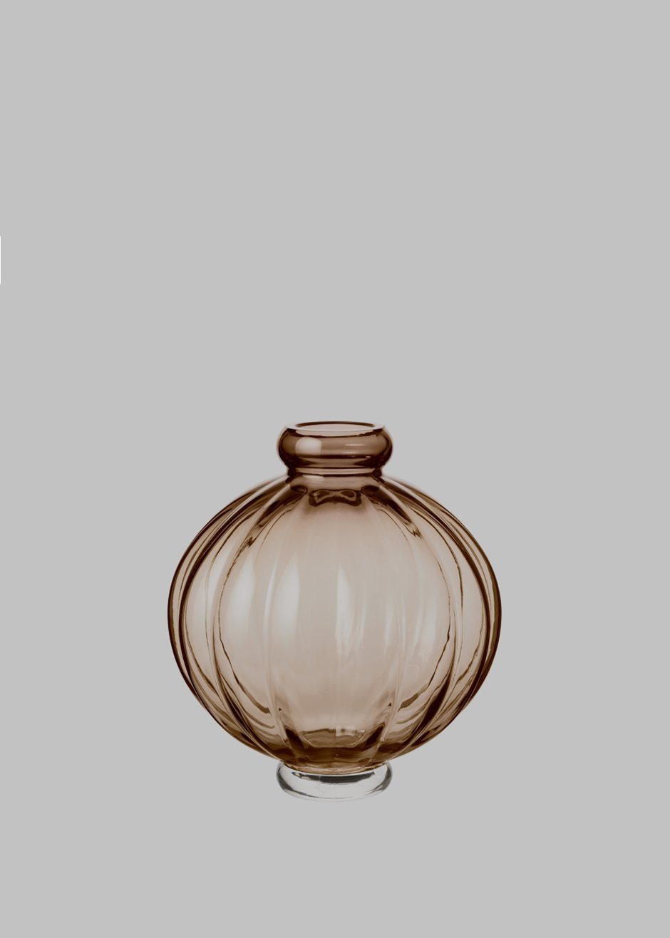 Louise Roe Glass Balloon Vase 01 - Smoke - 5