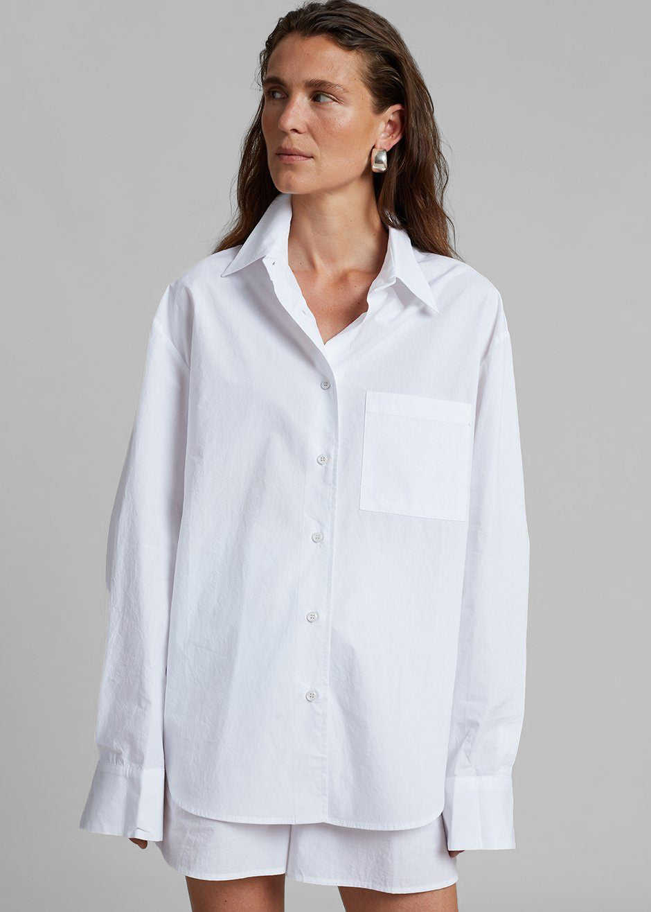 Lui Organic Cotton Shirt - White - 1