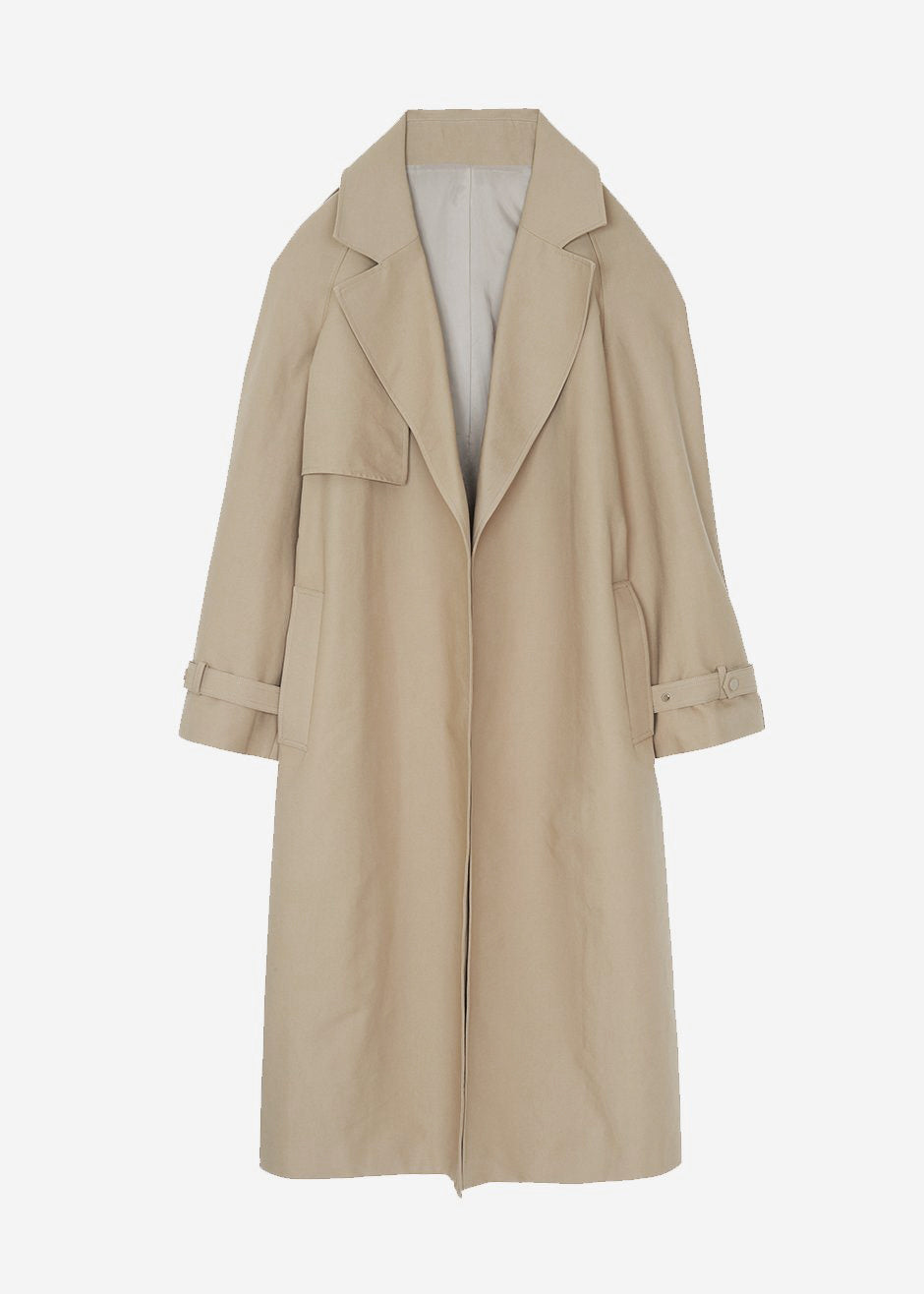 Rhodes Trench Coat - Natural - 9