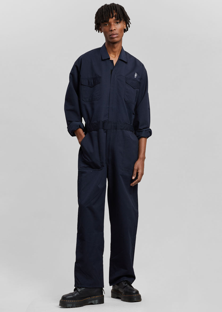 TFS Oversized Boiler Suit - Navy – The Frankie Shop
