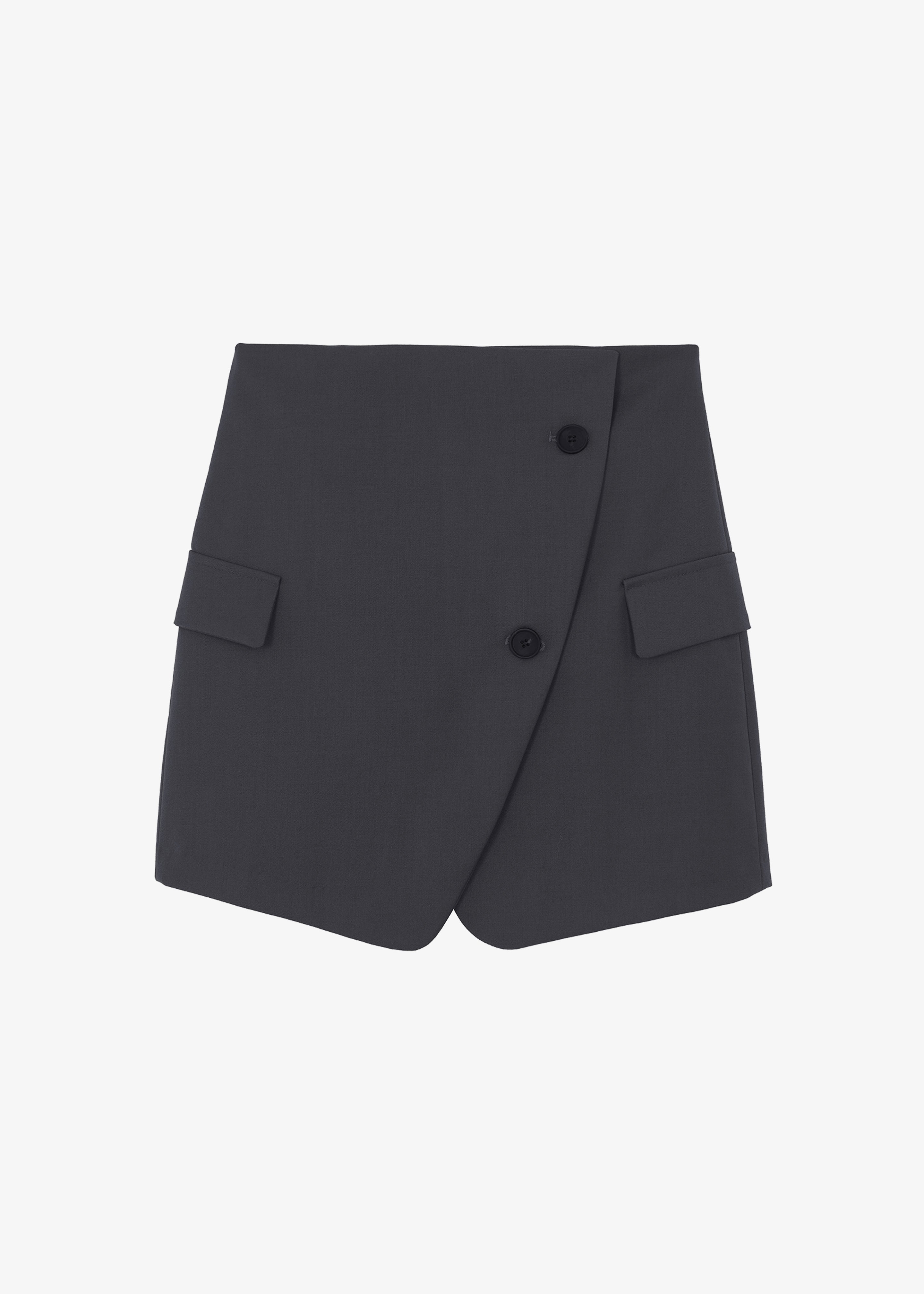 Camsel Cross Skirt - Charcoal - 8
