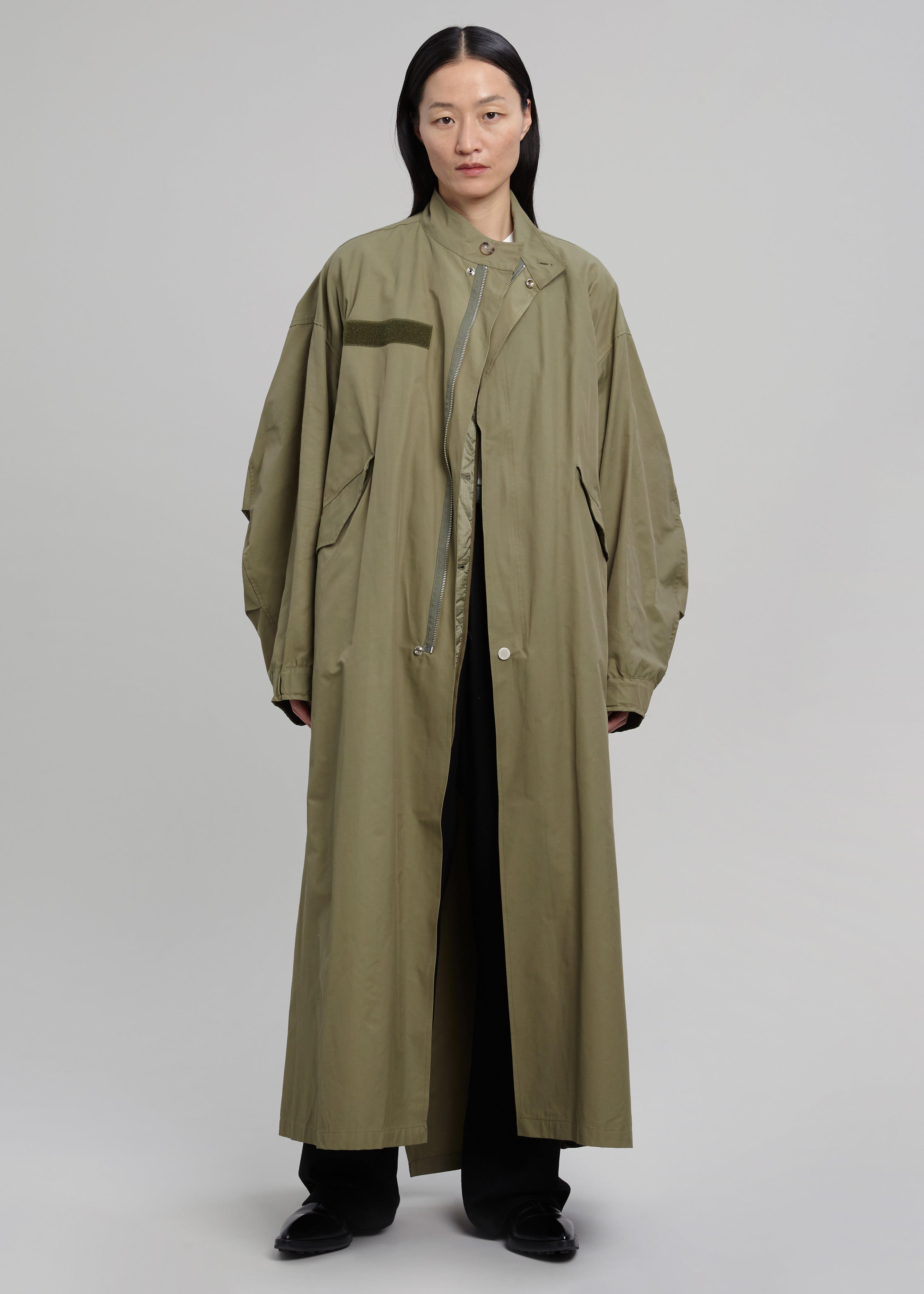 Skive Double Layer Parka - Olive - 3
