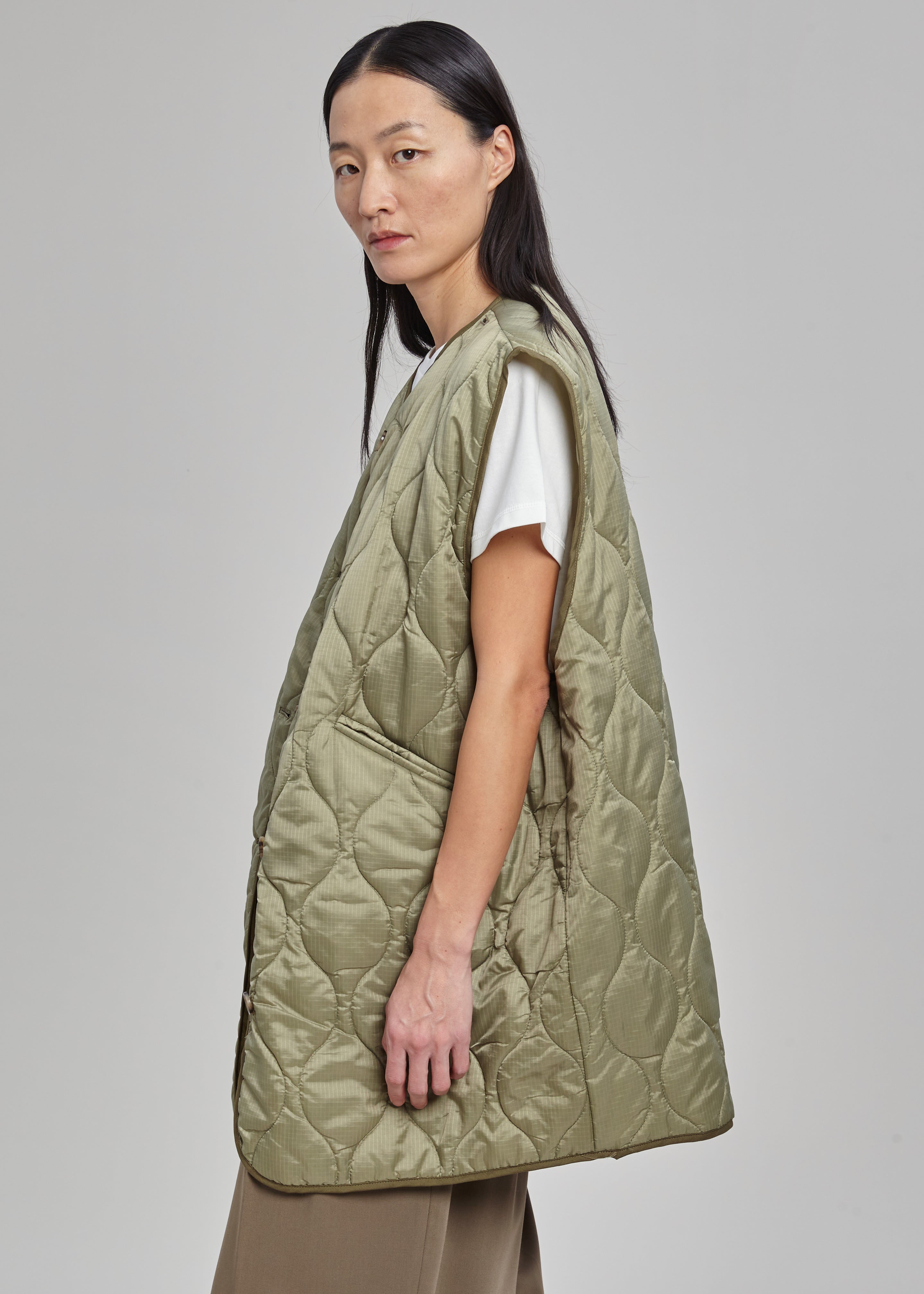Skive Double Layer Parka - Olive - 8