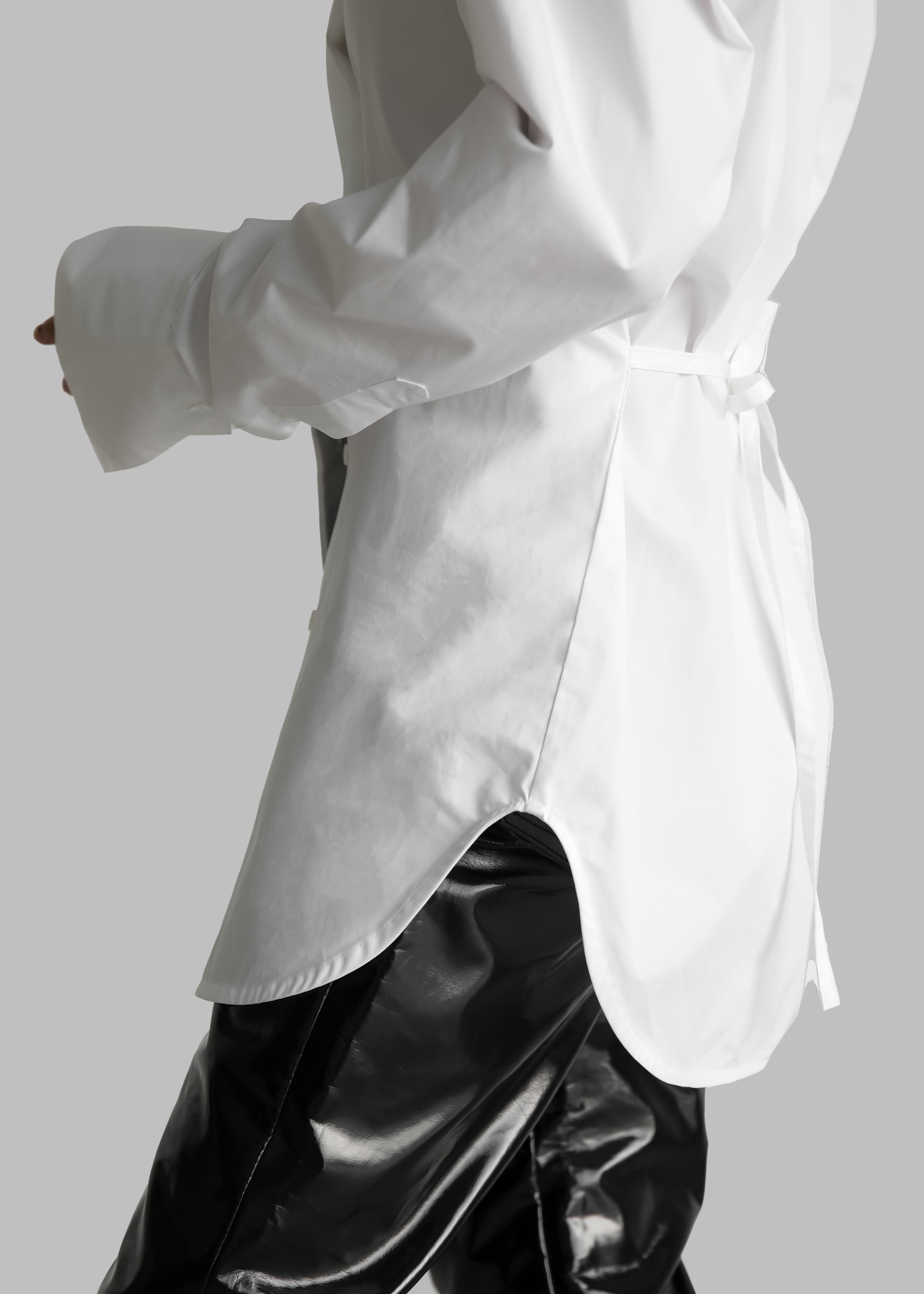 Bec Padded Shirt - White - 3