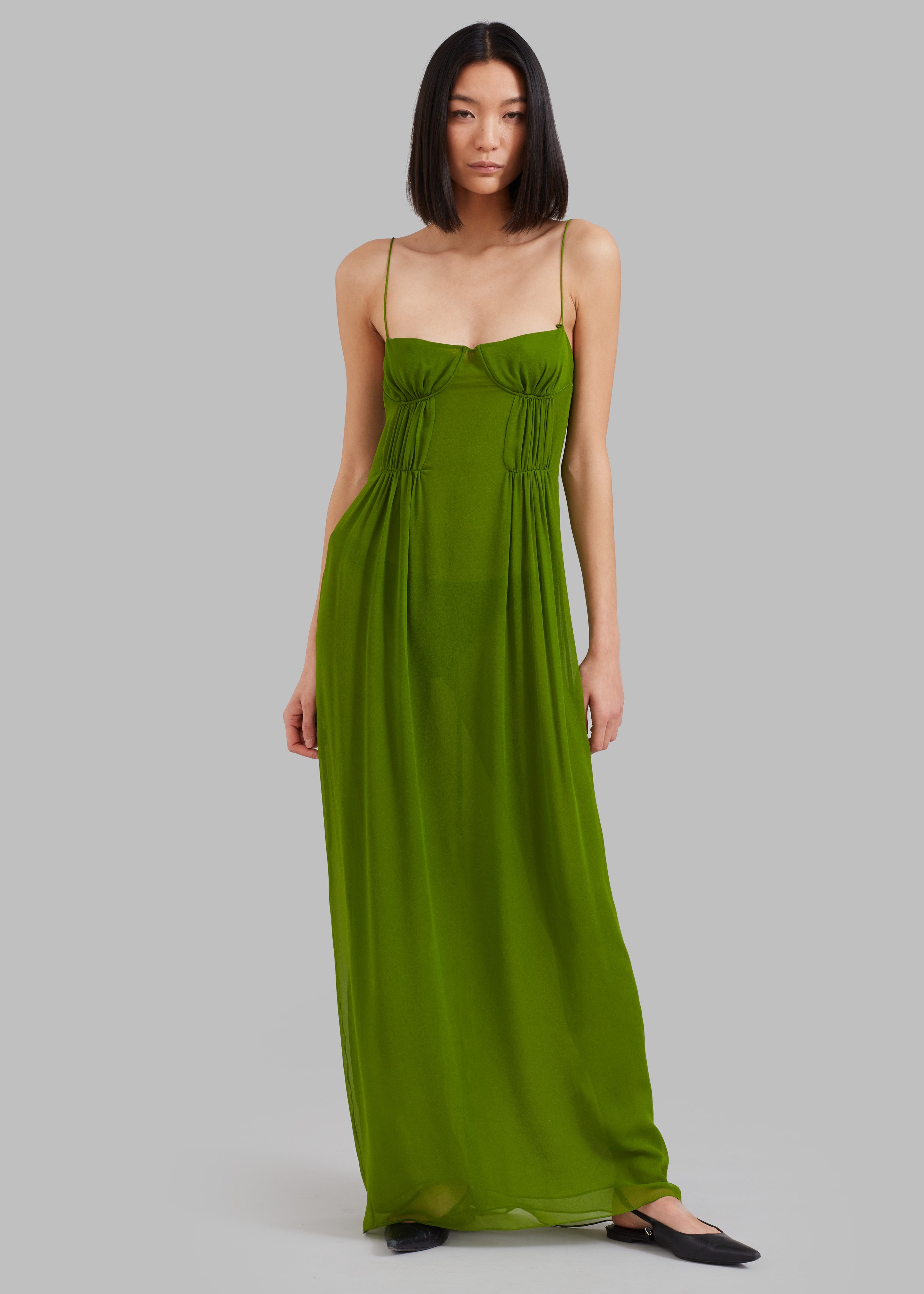 Christopher Esber Balconette Bra Dress - Vert Green - 1