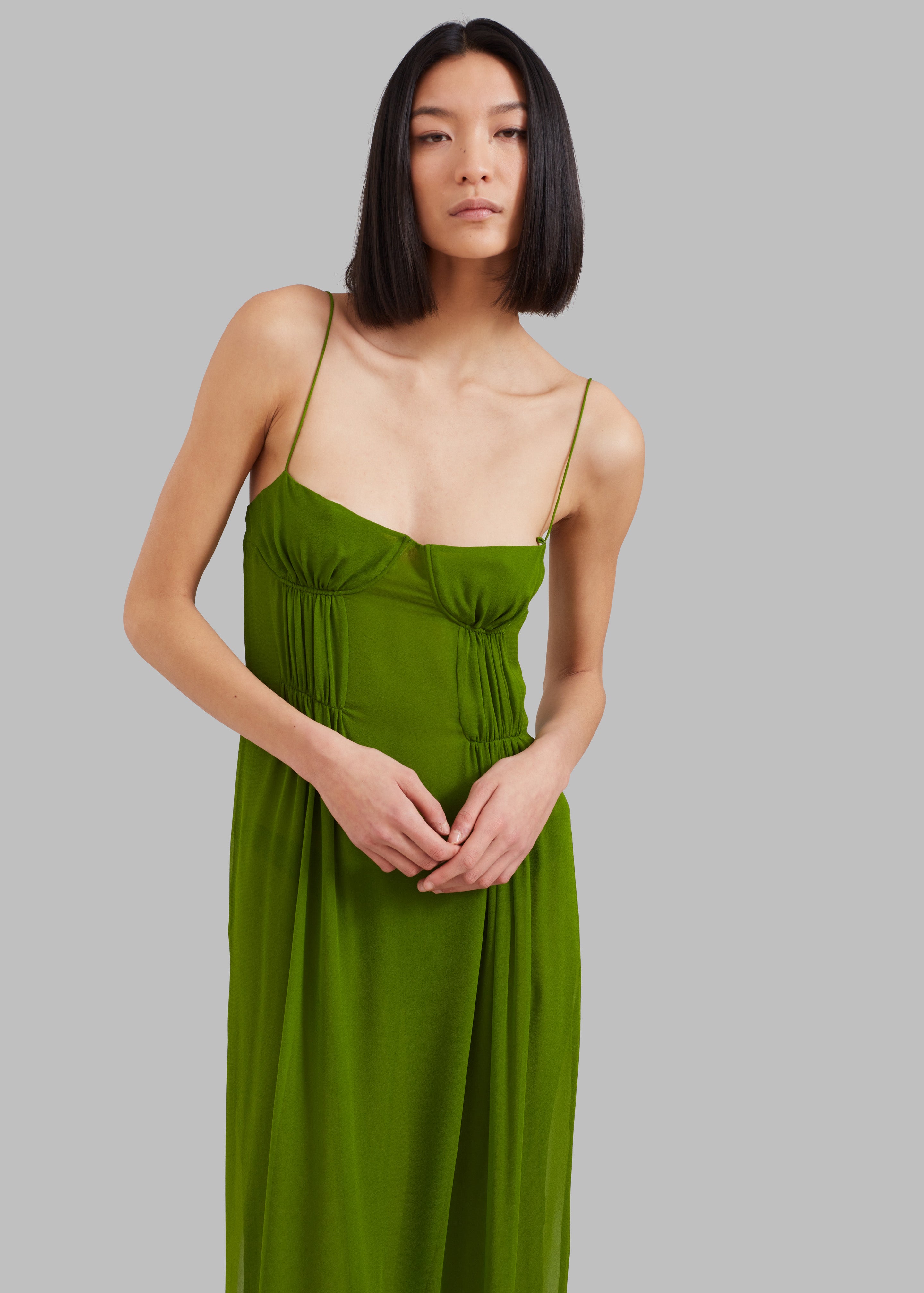 Christopher Esber Balconette Bra Dress - Vert Green - 4