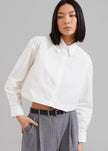 Caracas Cropped Shirt - White