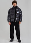 Carson Gloss Puffer - Black