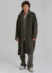 Croft Oversized Coat - Olive