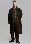 Curtis Oversized Coat - Dark Brown