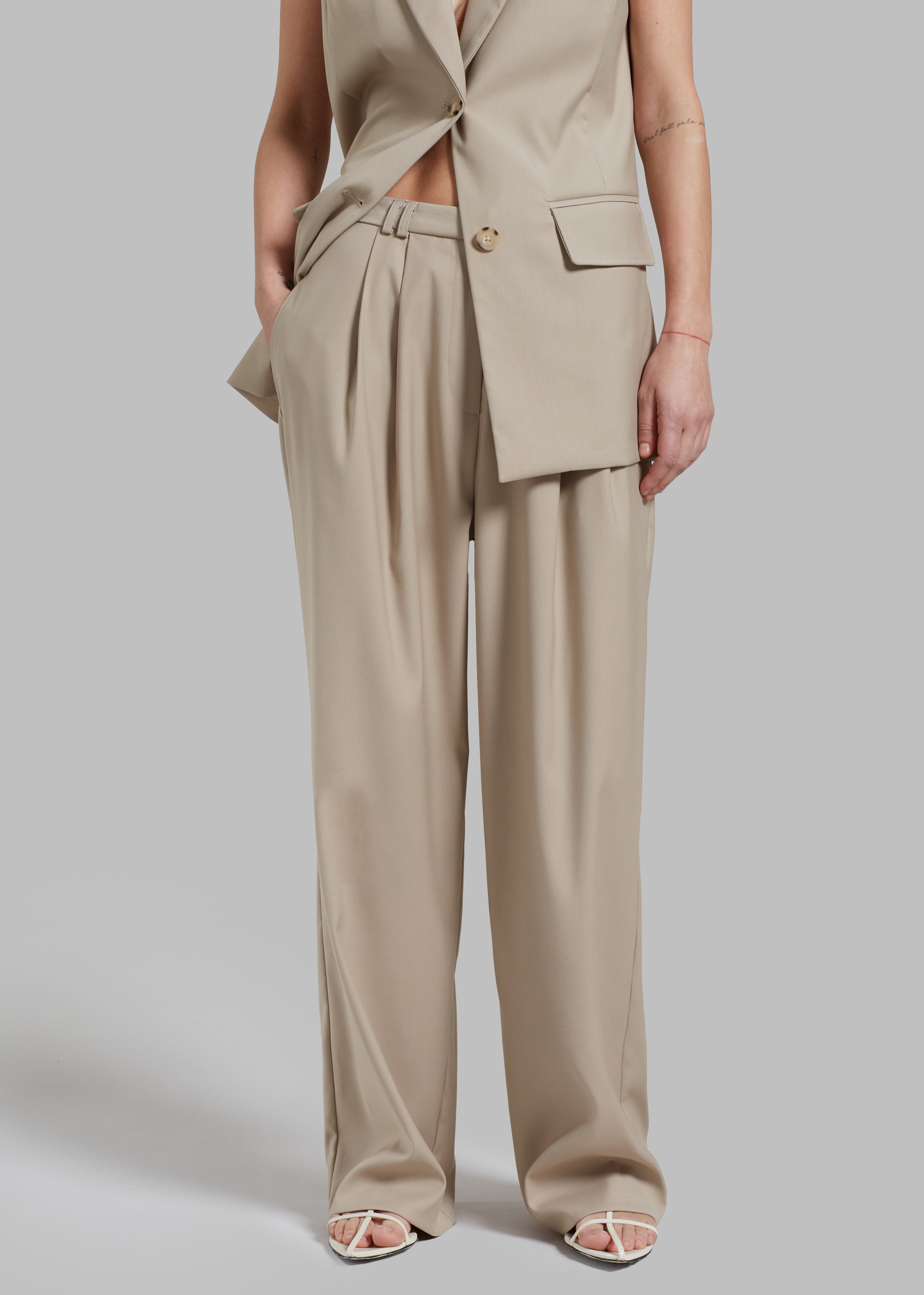 Durban Trousers - Taupe - 5