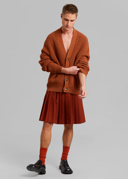 EGONLab Euphoria Skirt - Rust Wool – The Frankie Shop