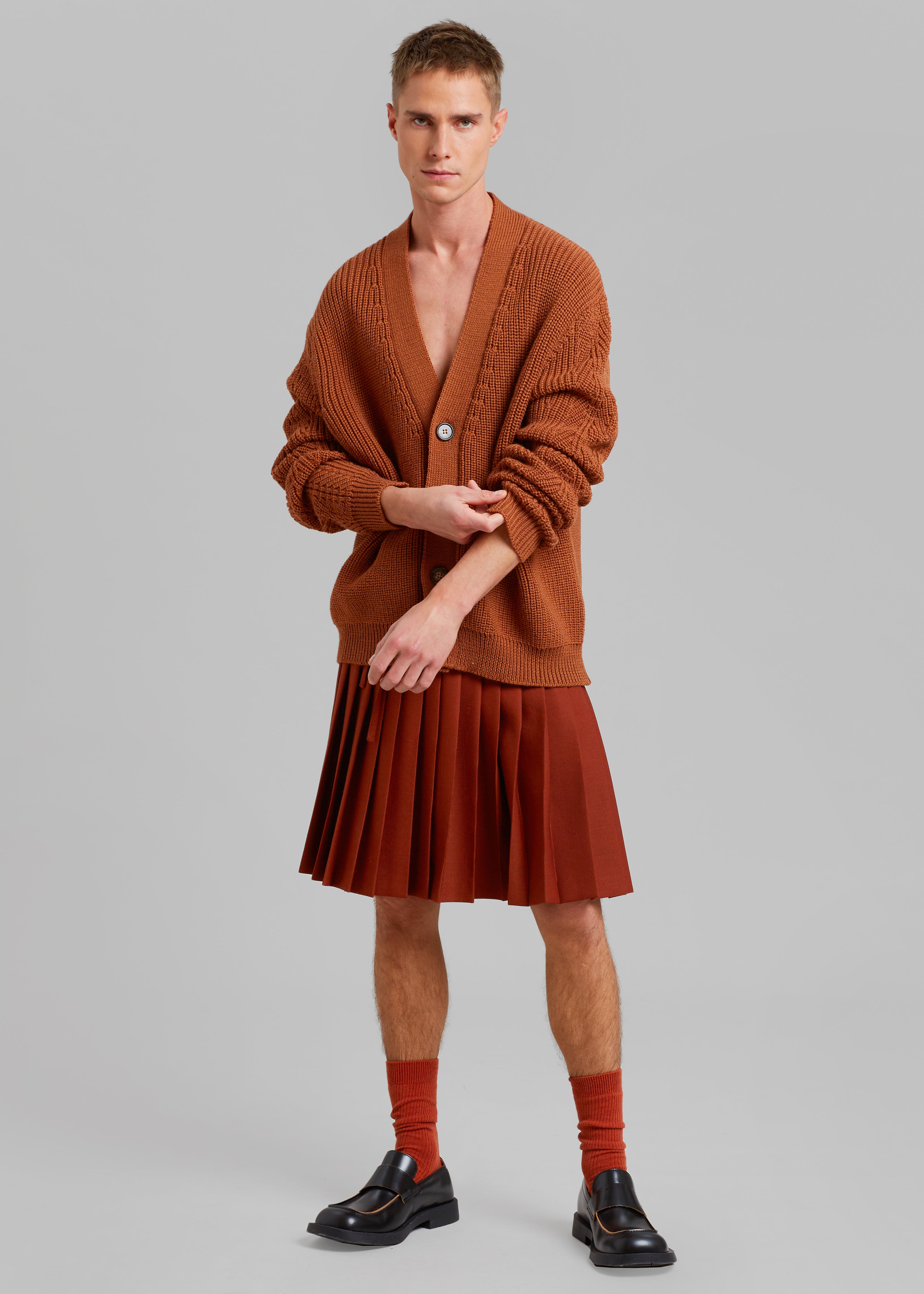 EGONLab Euphoria Skirt - Rust Wool - 3