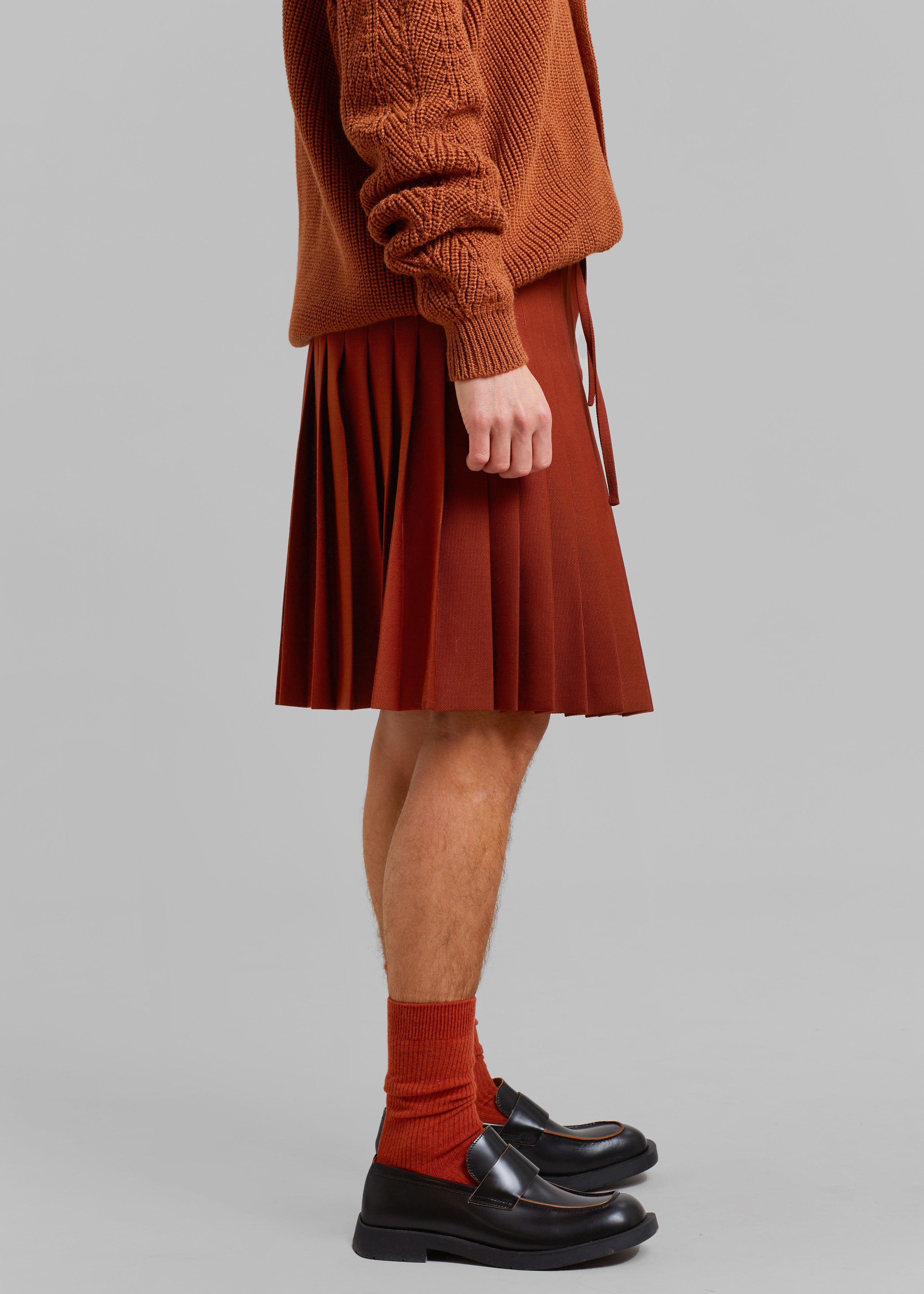 EGONLab Euphoria Skirt - Rust Wool – The Frankie Shop