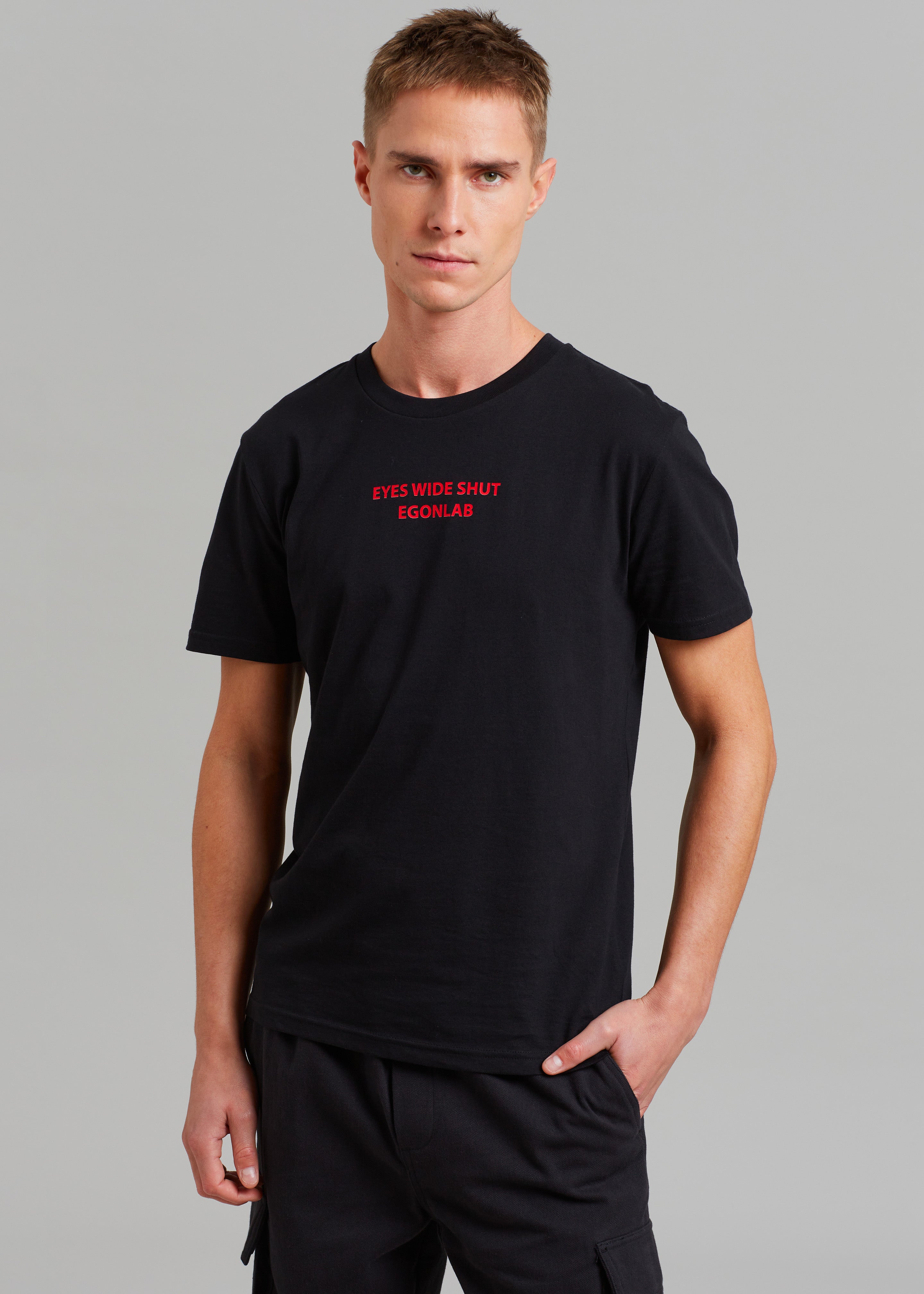 EGONLab Eyes Wide Shut T-Shirt - Black – The Frankie Shop