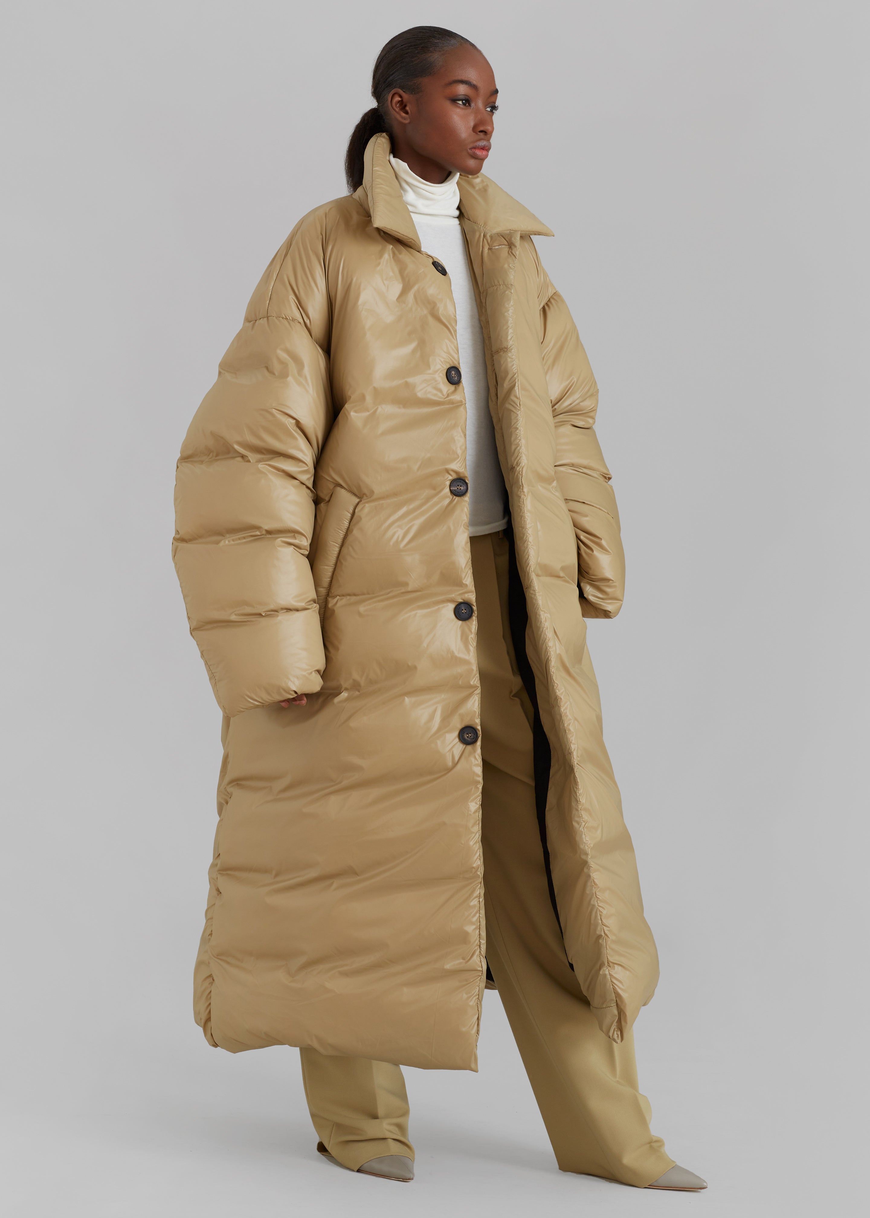 Beige hotsell bubble coat