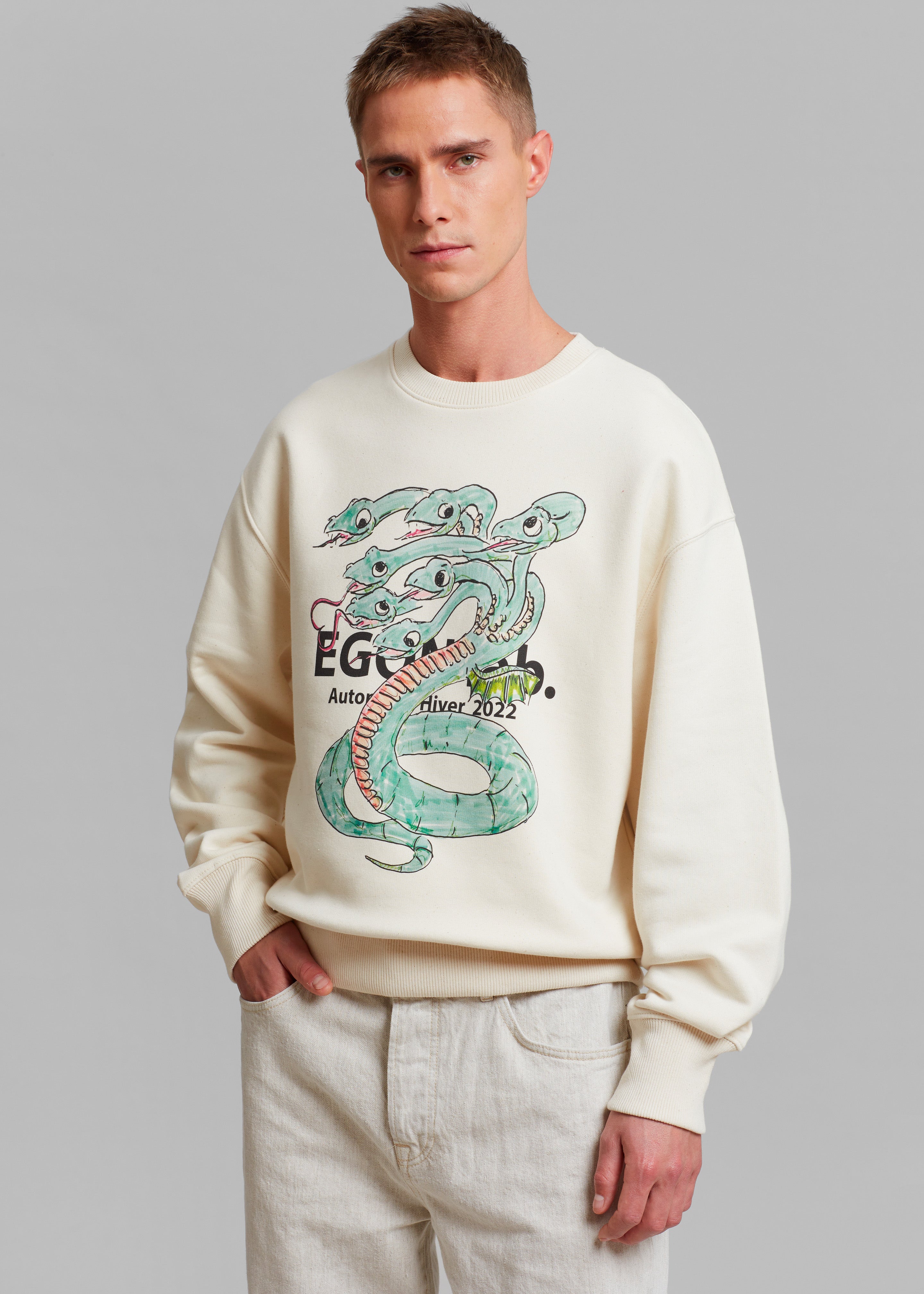 EGONLab Mascot Sweater - Natural Raw - 6