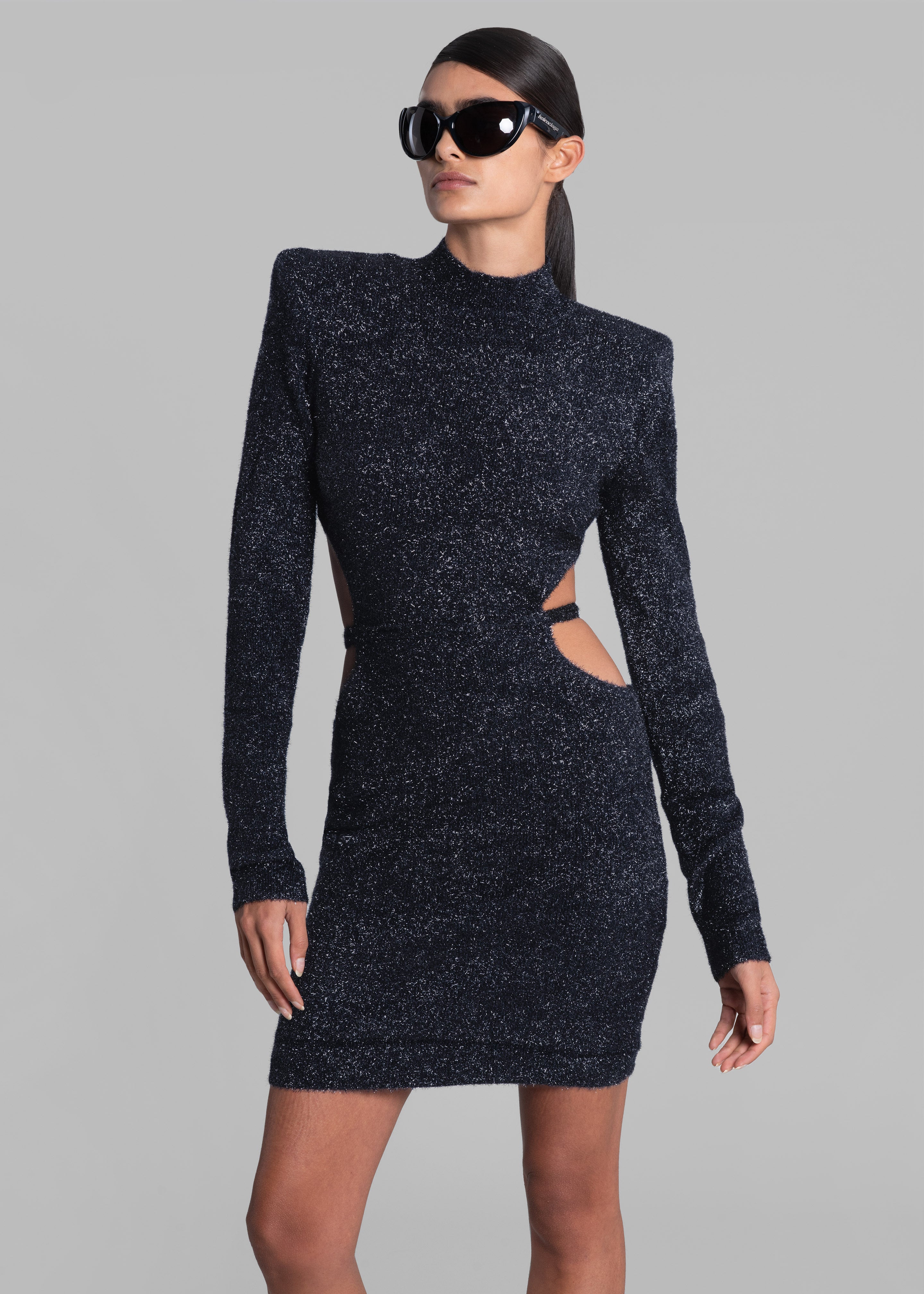 Glitter Knit Mini Dress - Women - Ready-to-Wear