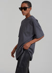 Faro Boxy Tee - Charcoal