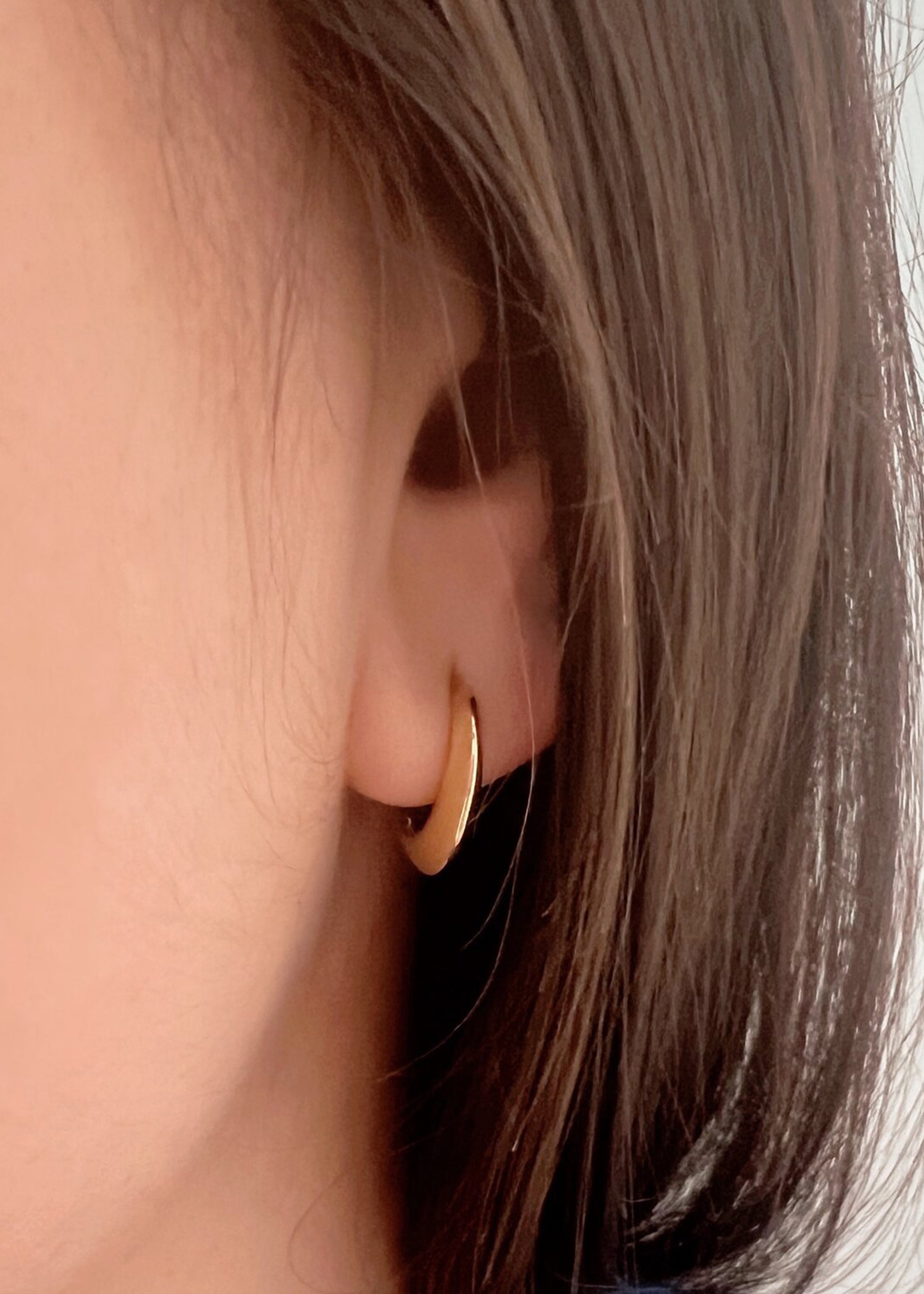 Fay Andrada Selka Petite Hoops - Gold - 4