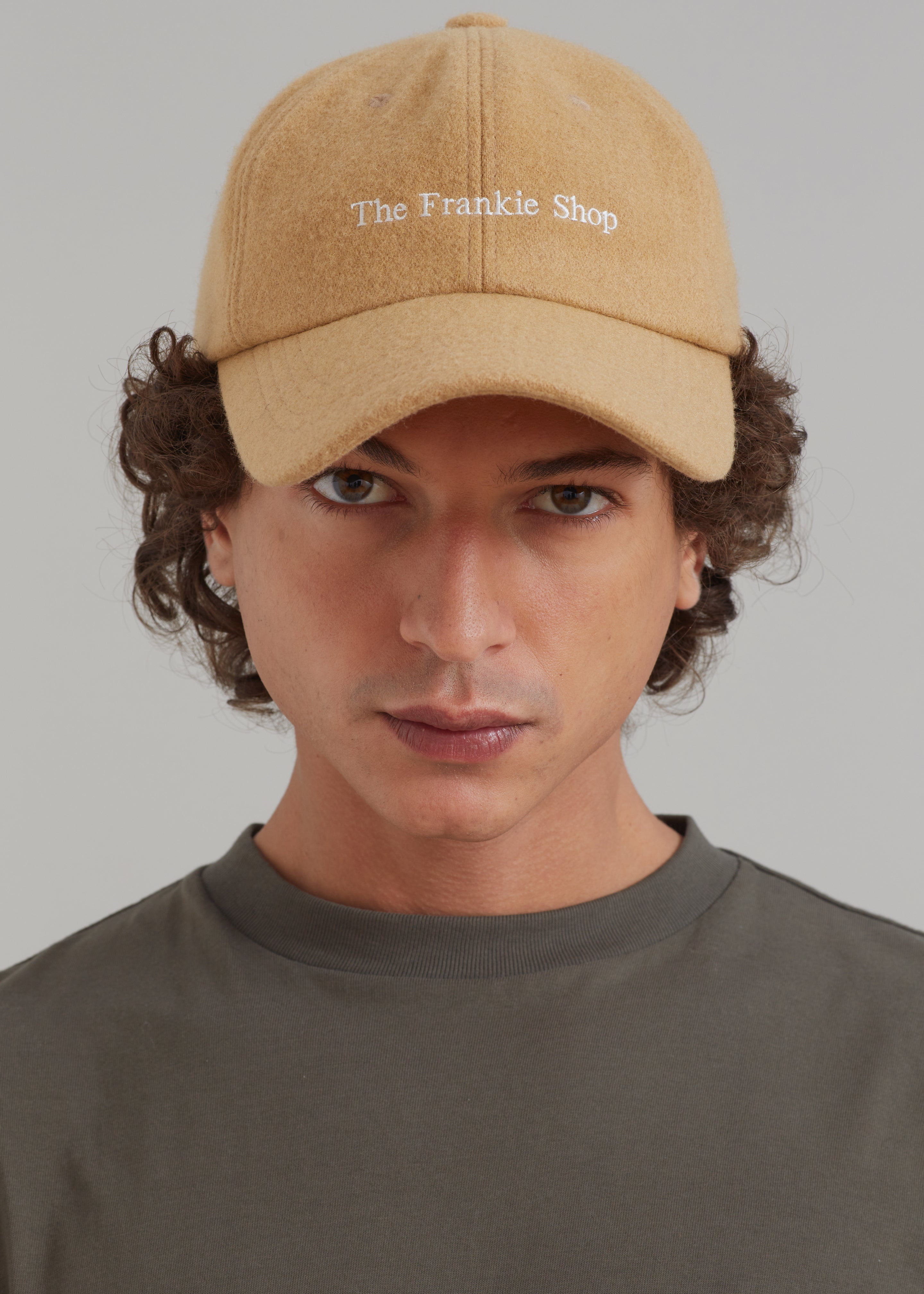 Caramel suede baseball sales cap