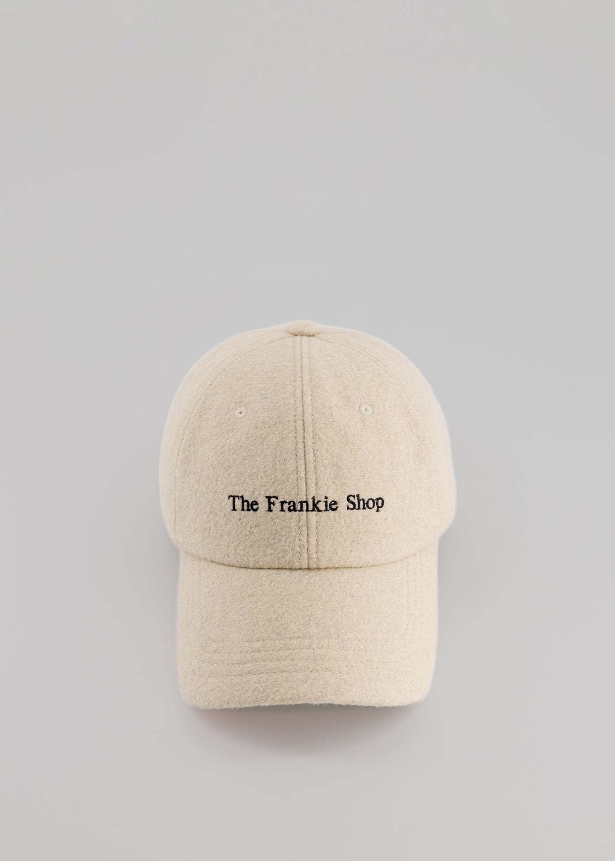 Frankie Boiled Wool Baseball Cap - Beige - 6