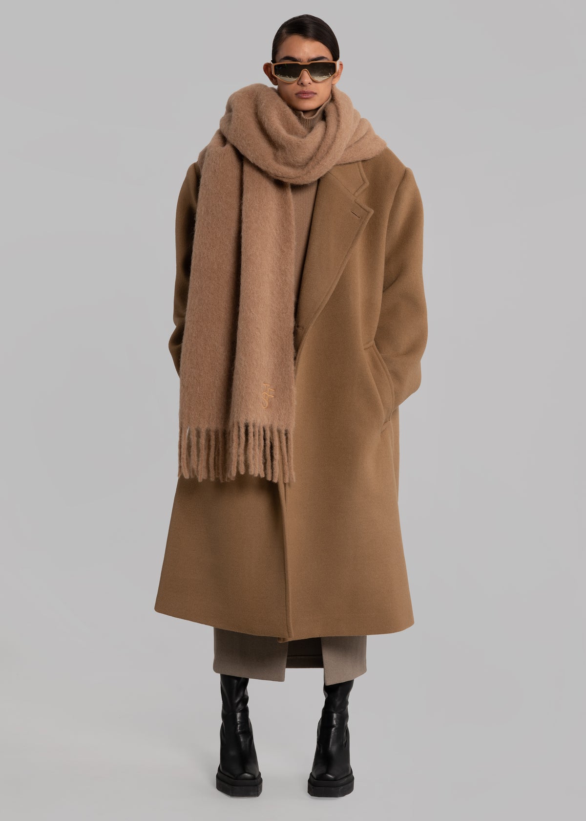 Frankie Lanne Scarf - Camel - 4