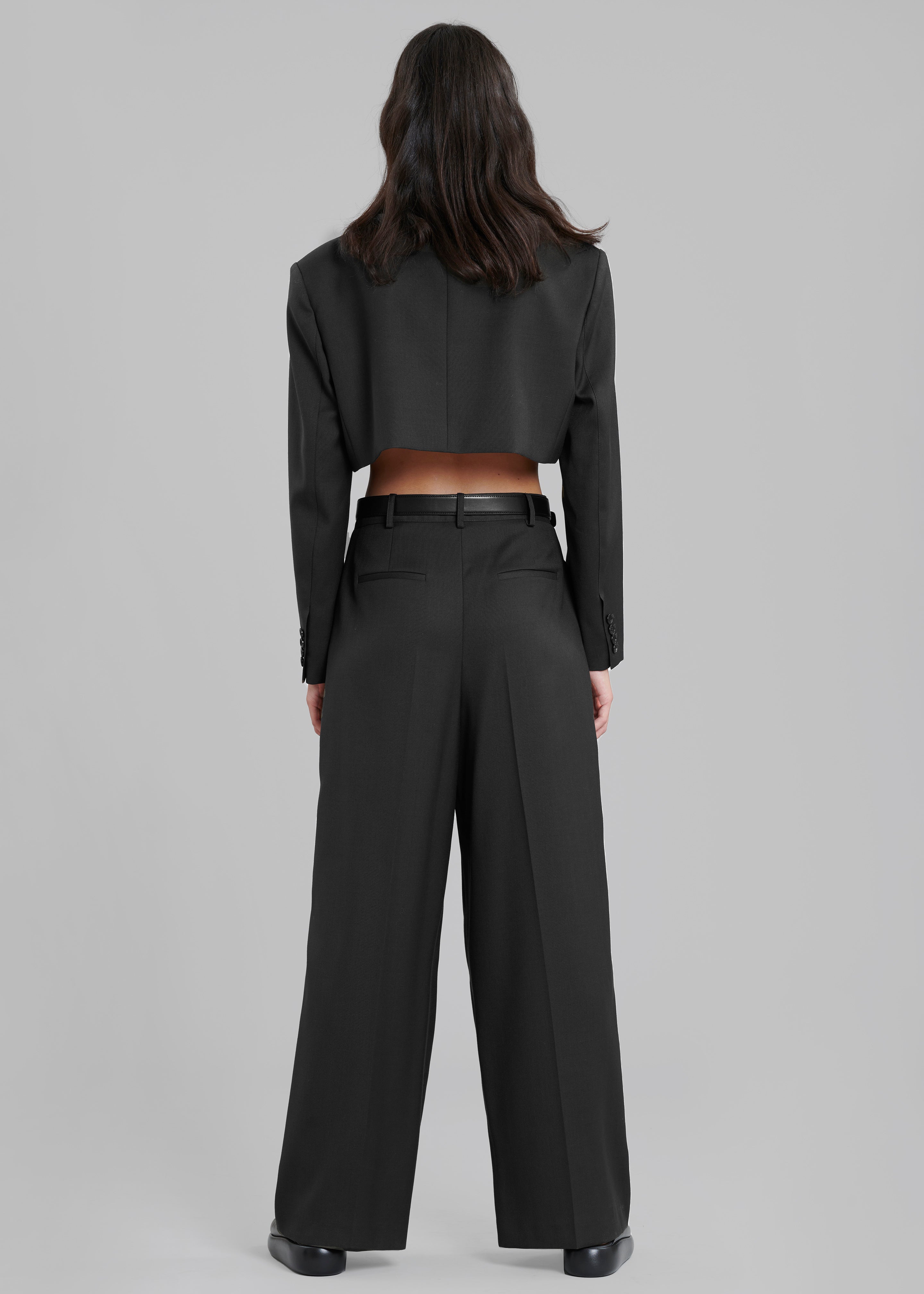 Glenn Wide Pants - Black – The Frankie Shop