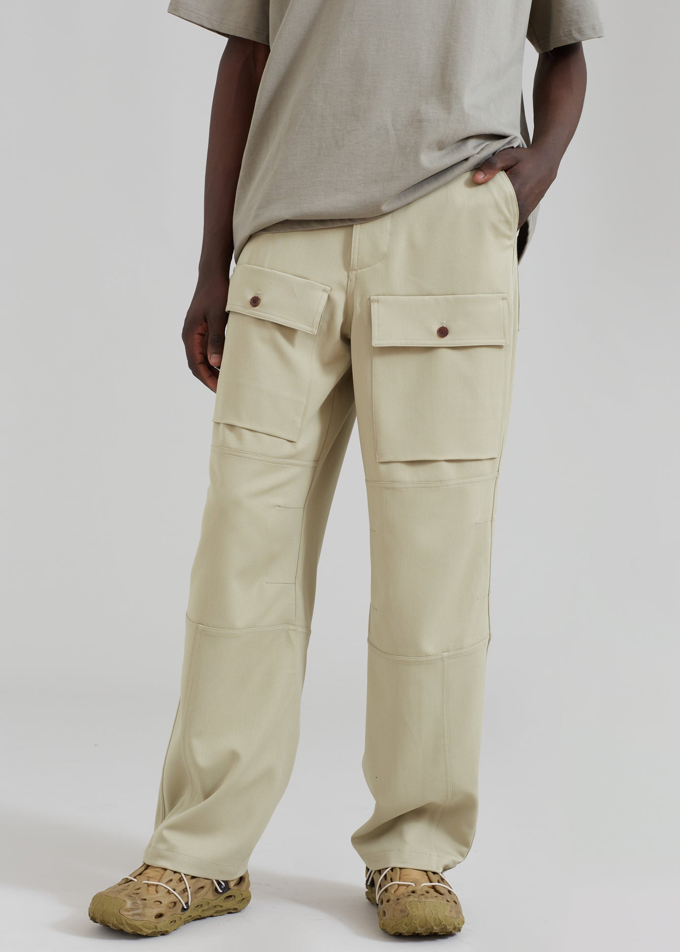 Grant Cargo Pants - Slate Green